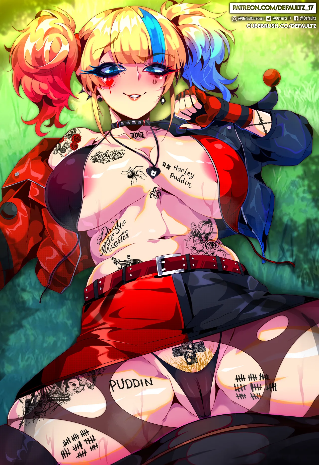 Harley Quinn Patreon August page 4 full