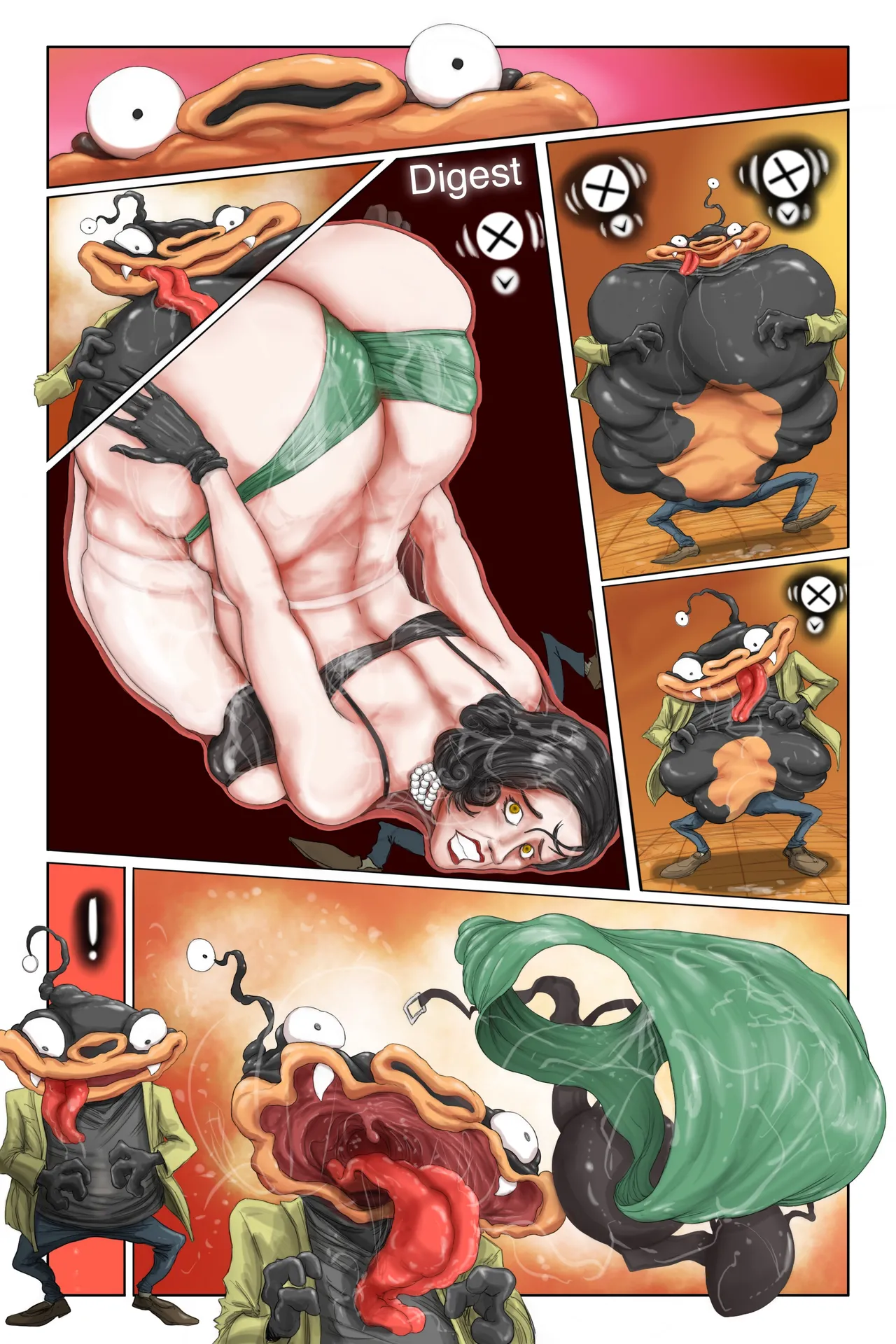 Nibbler Side Vore Story: A Tasty Resident page 10 full