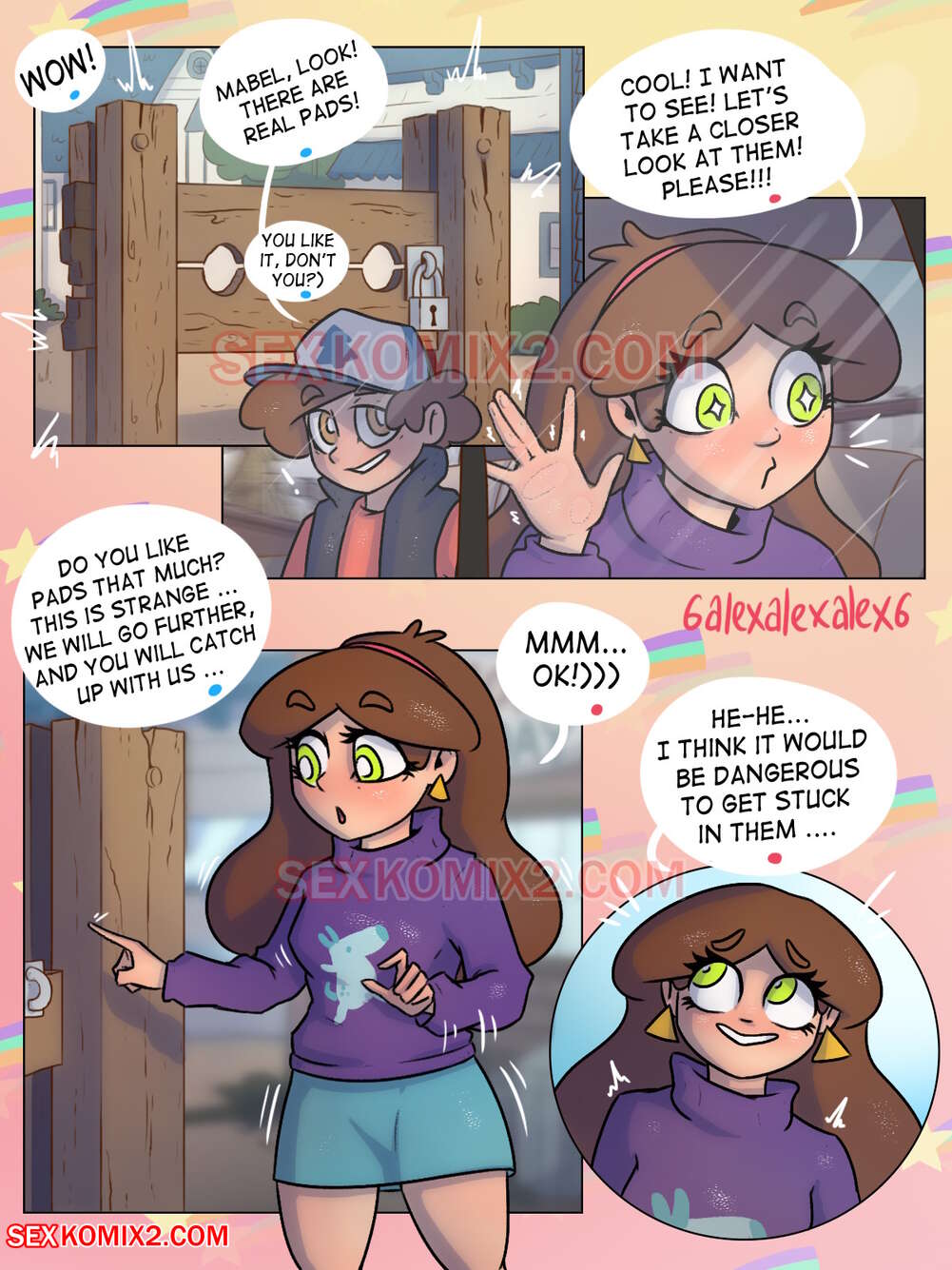 Gravity Falls. Mabels dream world. 6alexalexalex6. sexkomix2.com page 4 full
