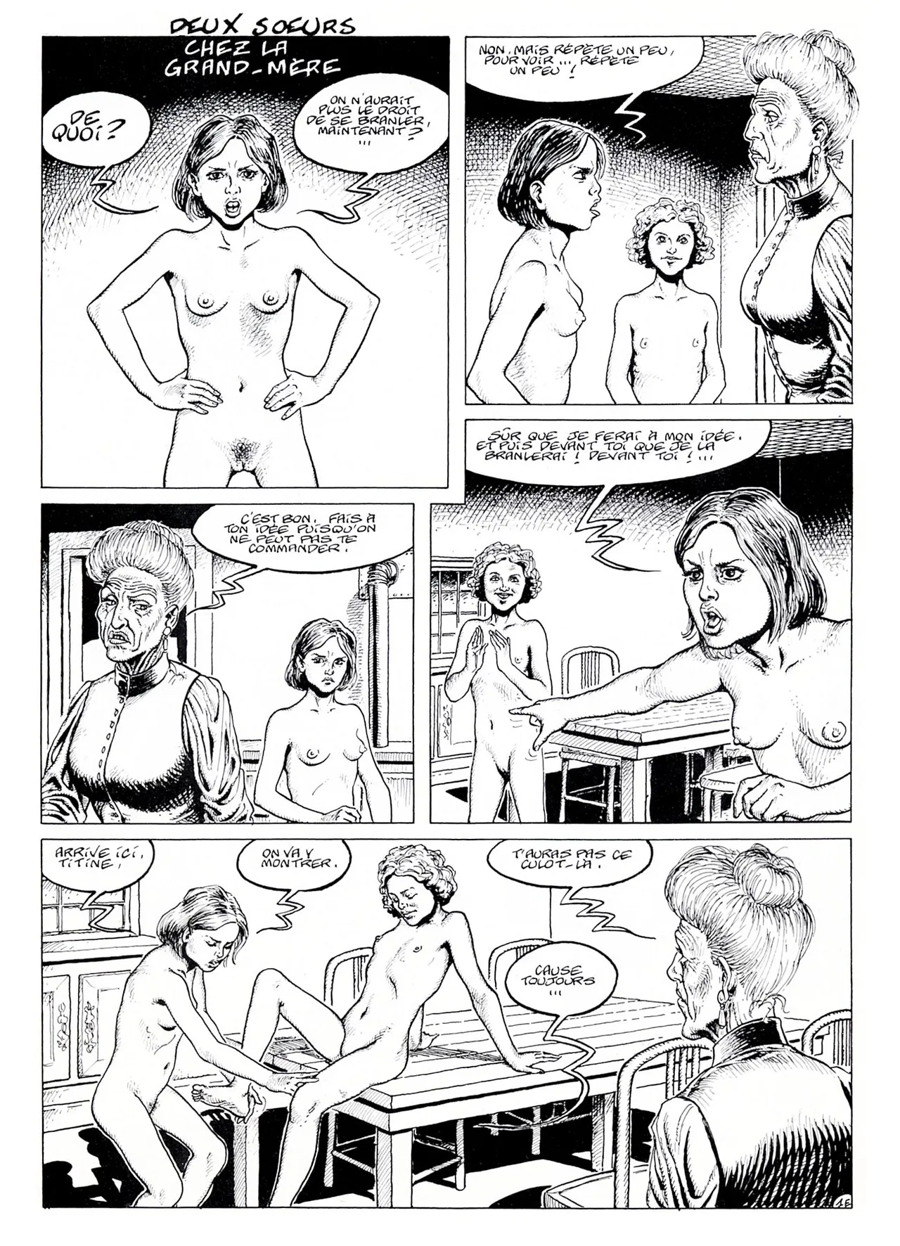 Jacobsen  &amp; Pierre Louÿs - Dialogues de Courtisanes : Deux sœurs chez la grand-mère page 2 full