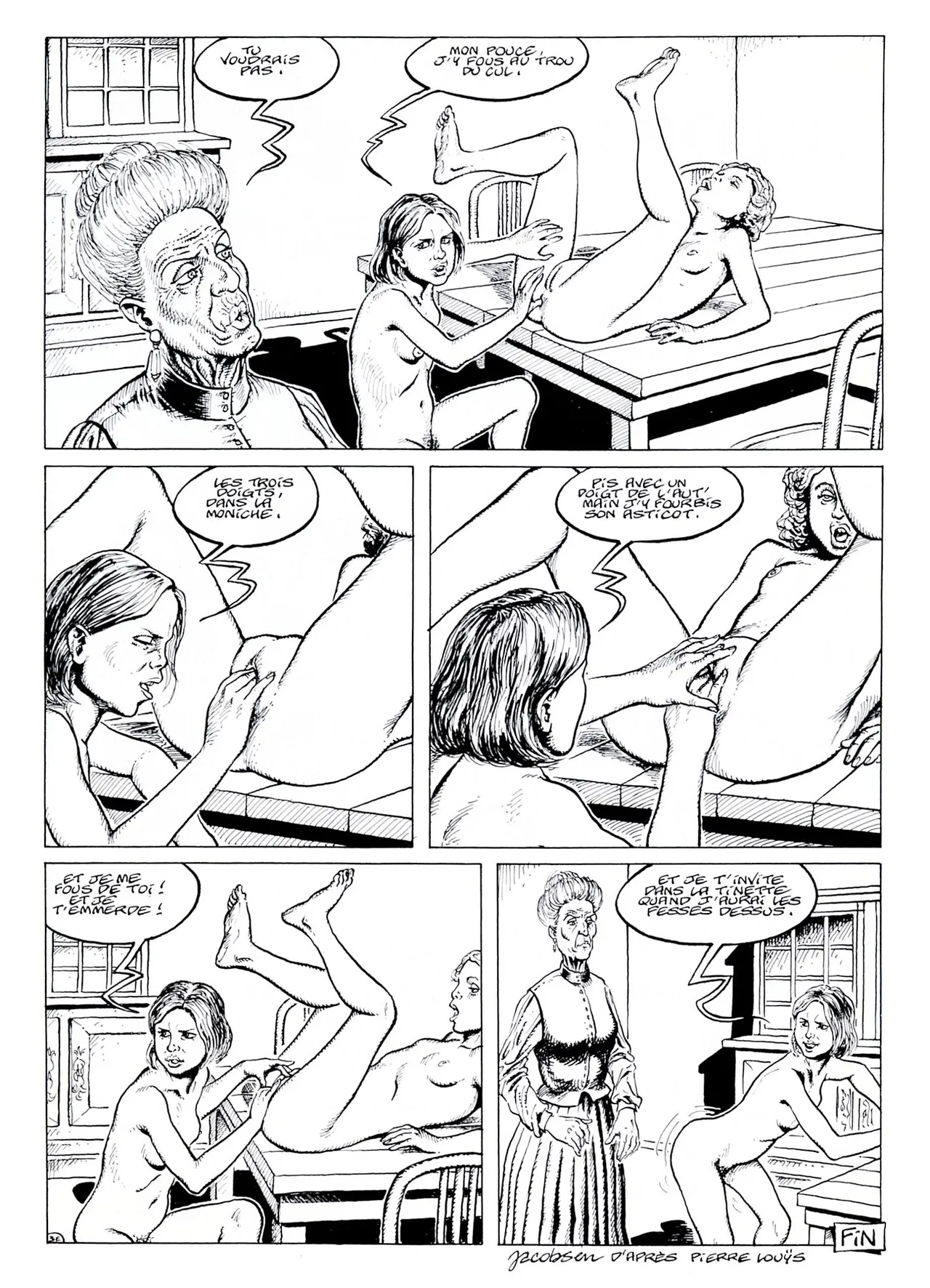 Jacobsen  &amp; Pierre Louÿs - Dialogues de Courtisanes : Deux sœurs chez la grand-mère page 4 full