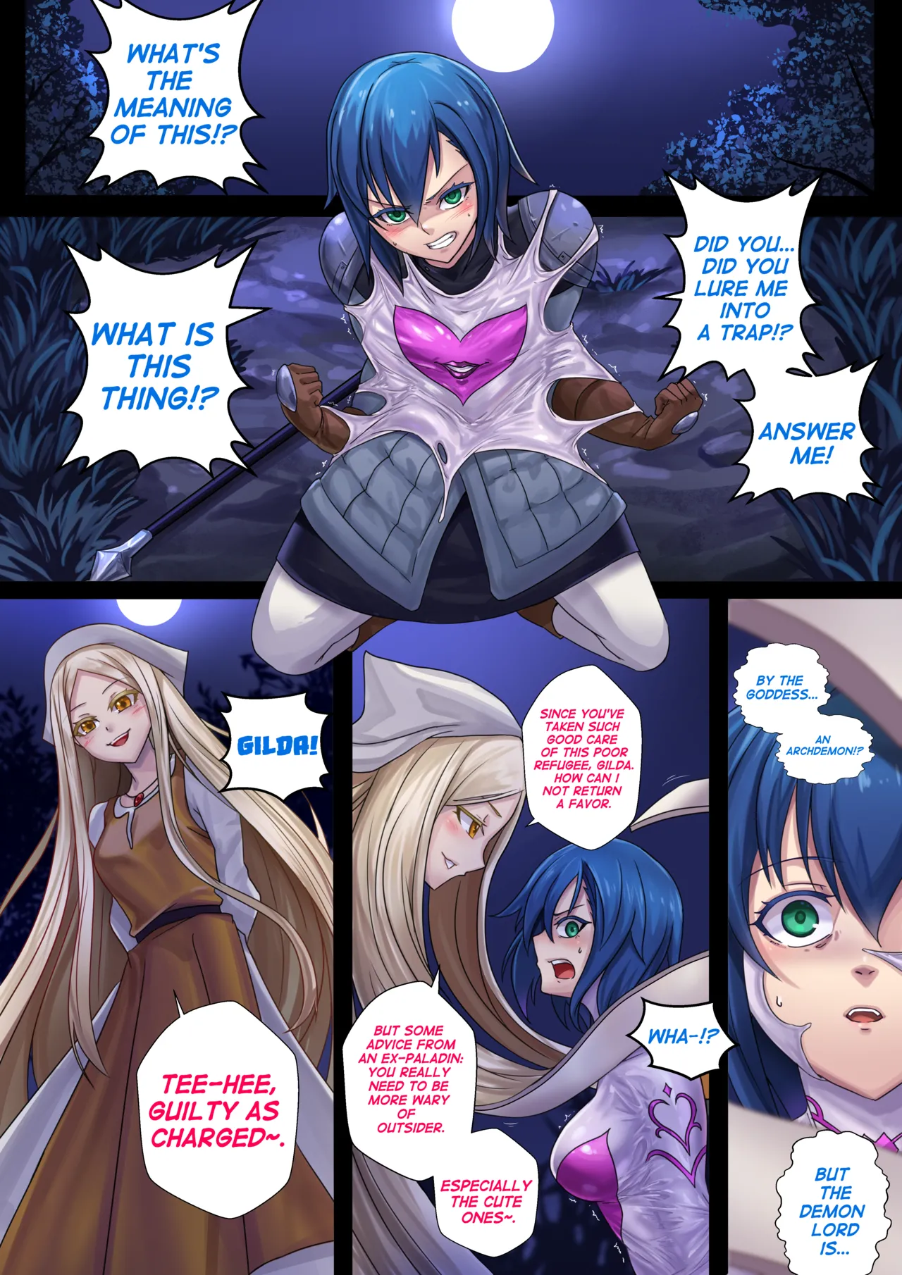 Demon lord Latex demon（Original + Textless） page 2 full