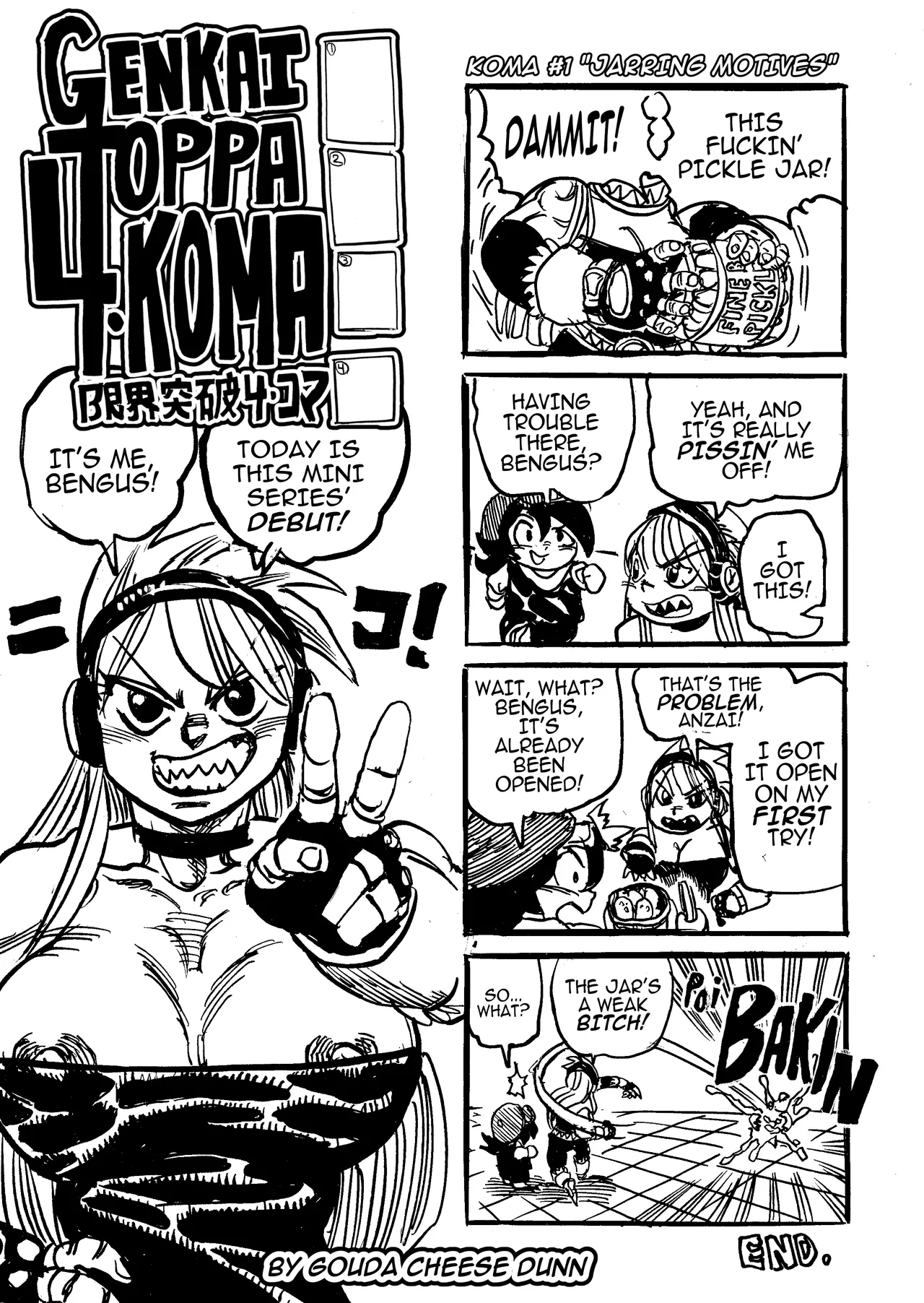Genkai Toppa 4-Koma! page 1 full