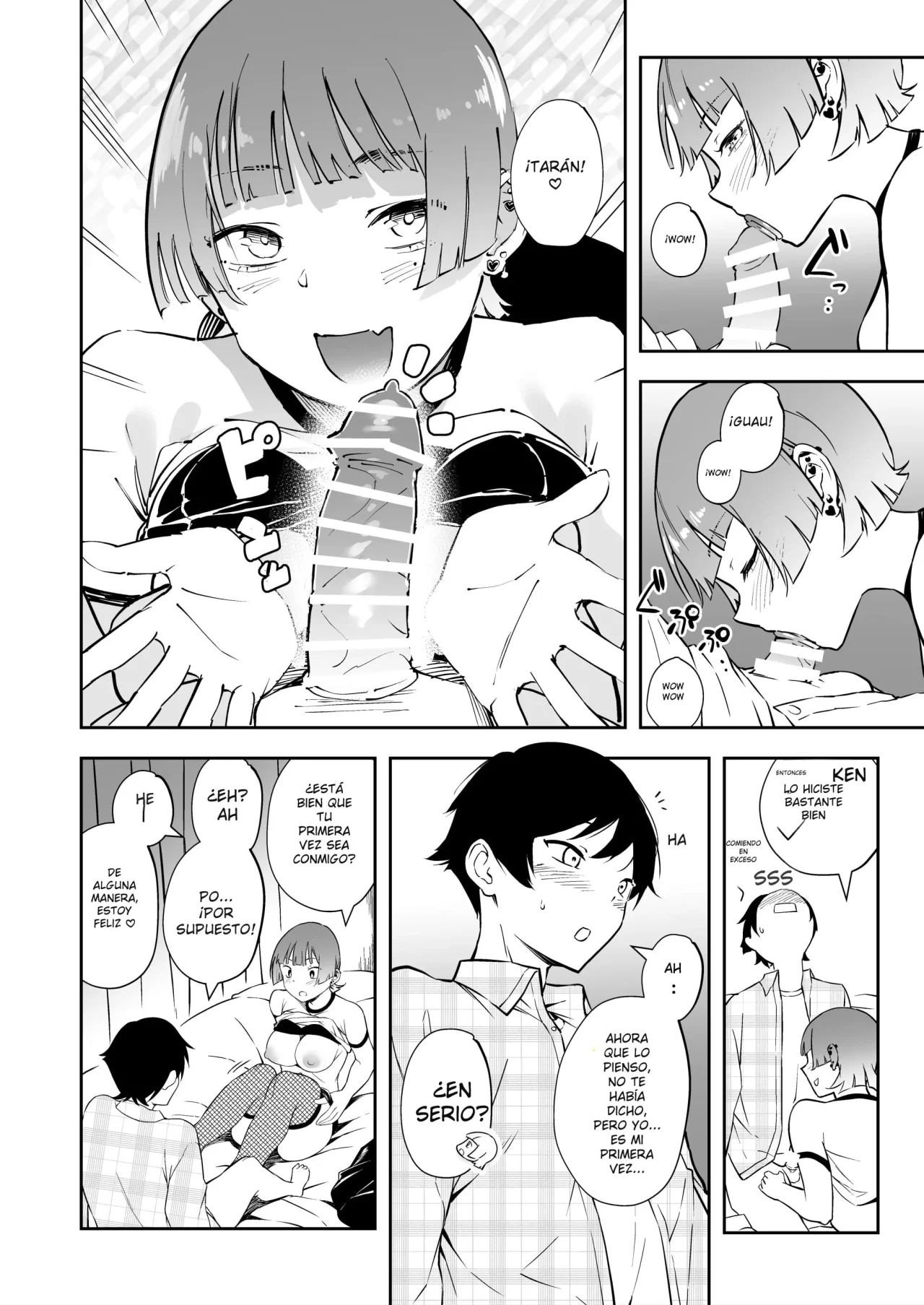 Tomodachi no Kanojo to 3P Suru Hanashi｜La Novia De Mi Amigo page 9 full