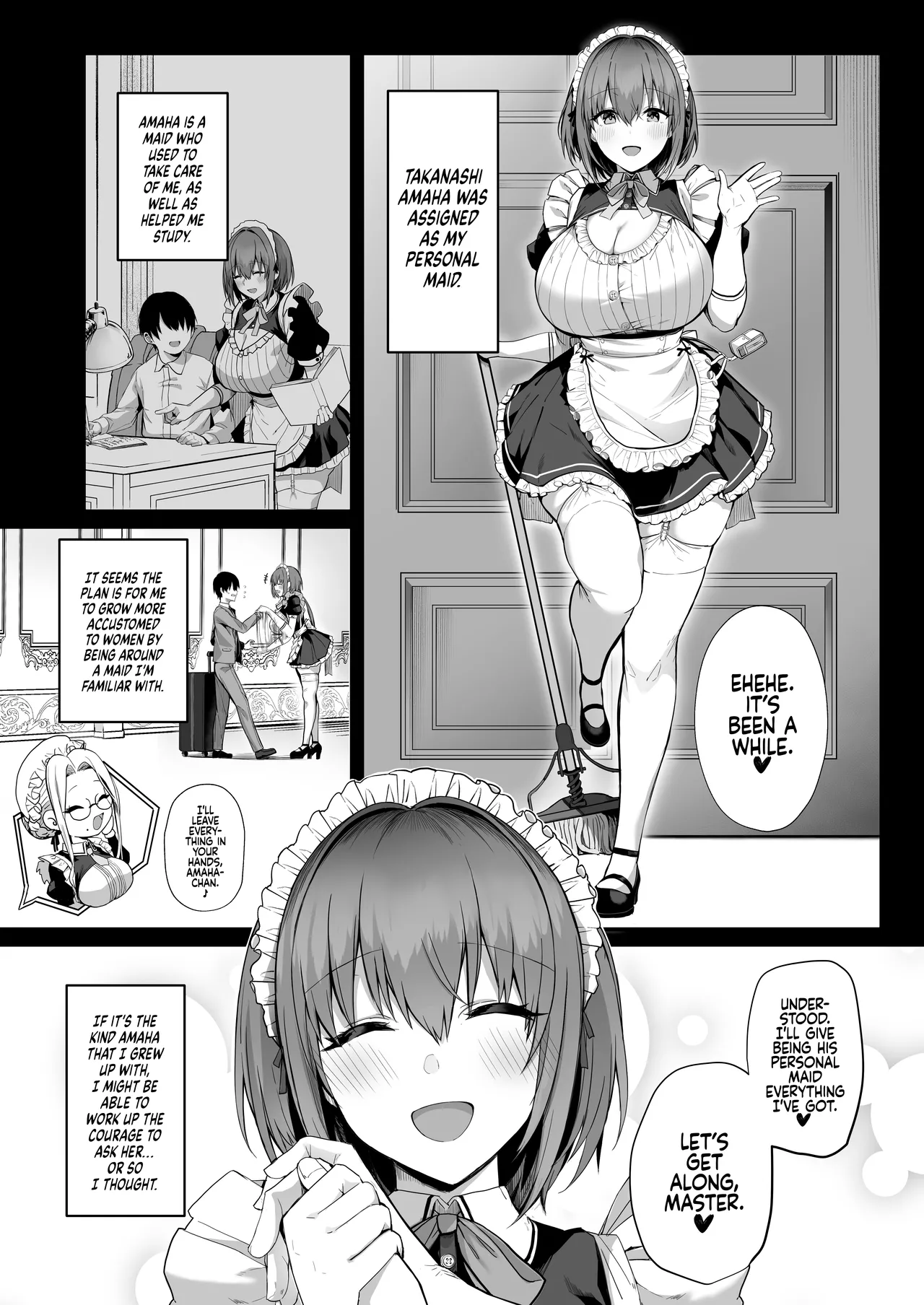 Love Maid -Yasashikute Amaama na Kyonyuu Ero Maid San to SEX Shimakuru Ohanashi- | Love Maid - A Story about having lots of Sex with a Sweet, Super-loving Big-breasted Sexy Maid page 10 full