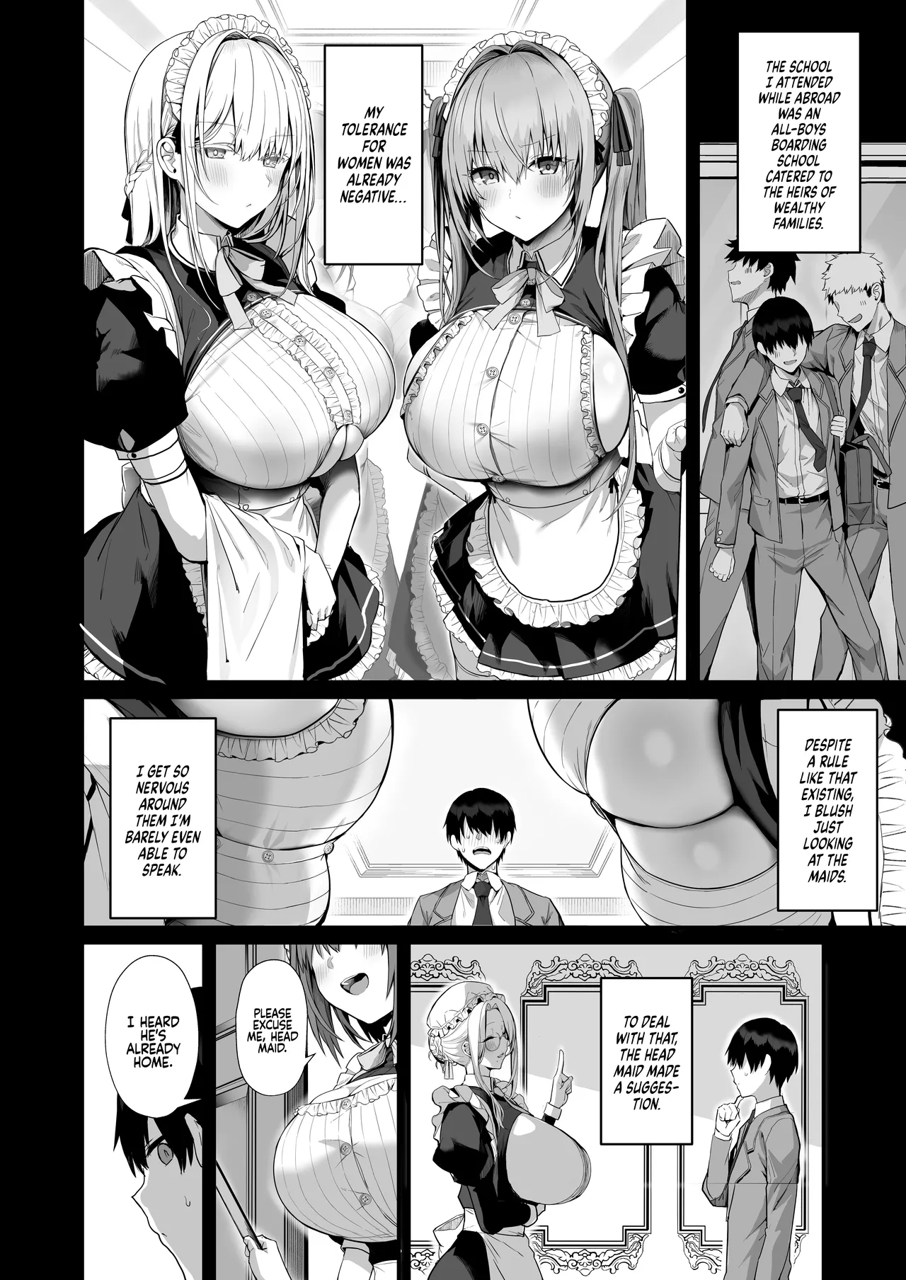 Love Maid -Yasashikute Amaama na Kyonyuu Ero Maid San to SEX Shimakuru Ohanashi- | Love Maid - A Story about having lots of Sex with a Sweet, Super-loving Big-breasted Sexy Maid page 9 full