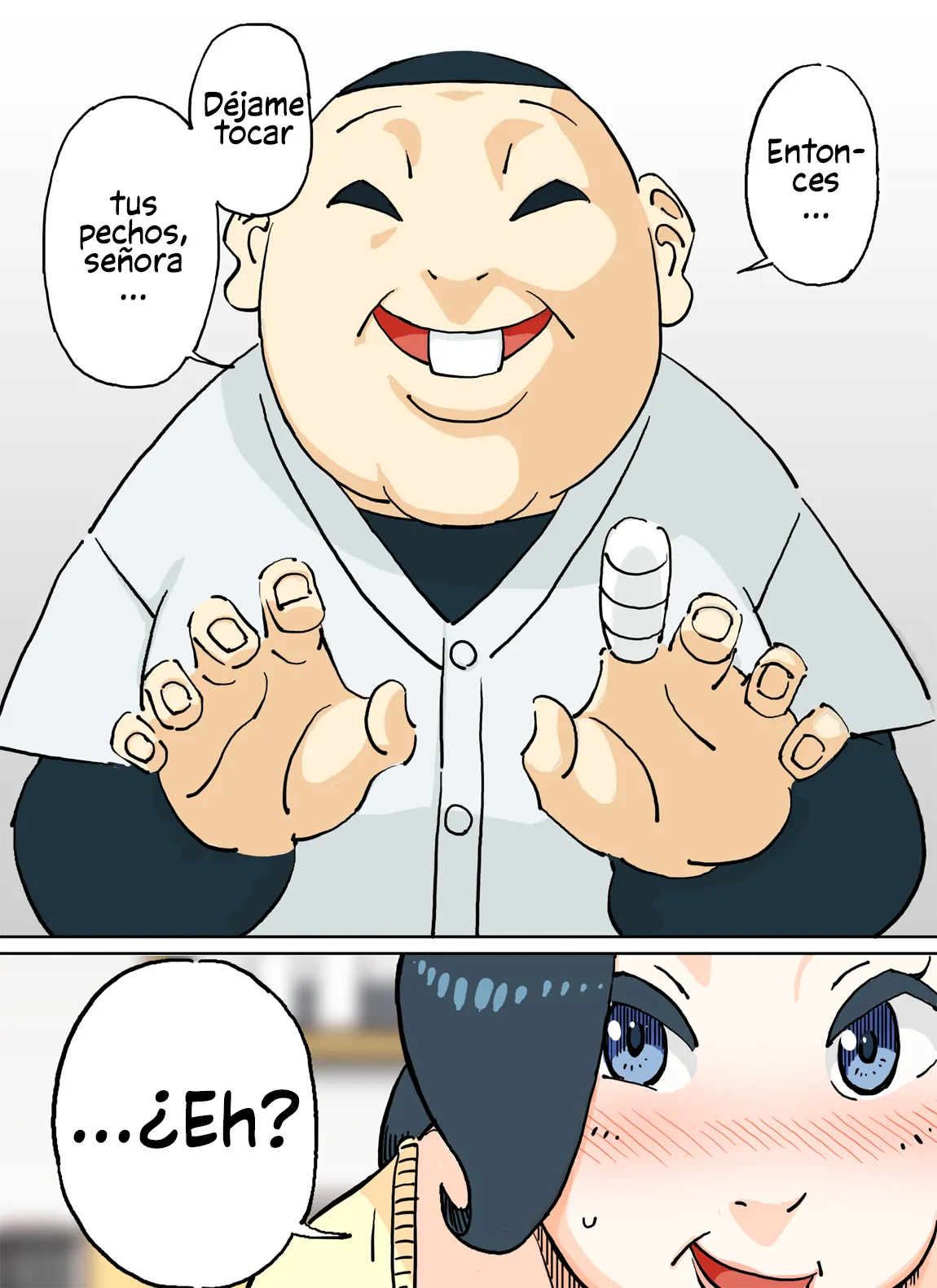 Color Ban Kyuujirou-kun Hitozuma no Oppai ga Momitai Toshigoro page 4 full