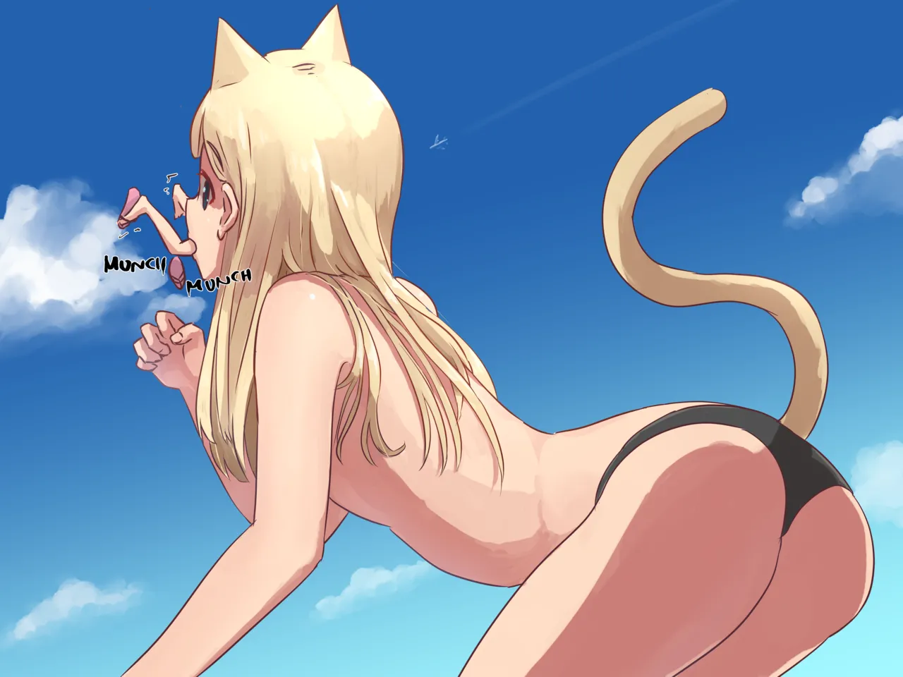 Mouse Girl's simblins are eaten by Cat Girl page 2 full