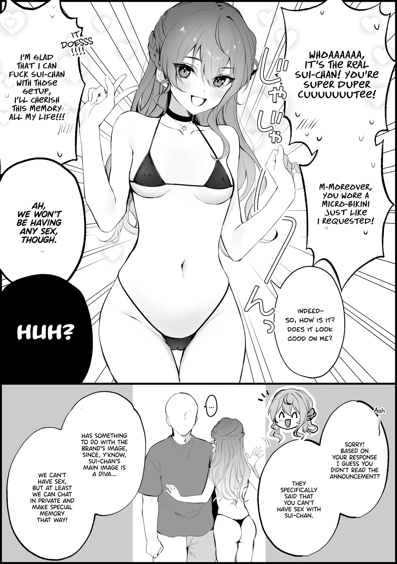 Ichi Oshi Sex! ~Hoshimachi Suisei Hen~ | OneOshi! Sex ~Hoshimachi Suisei Chapter~ page 2 full