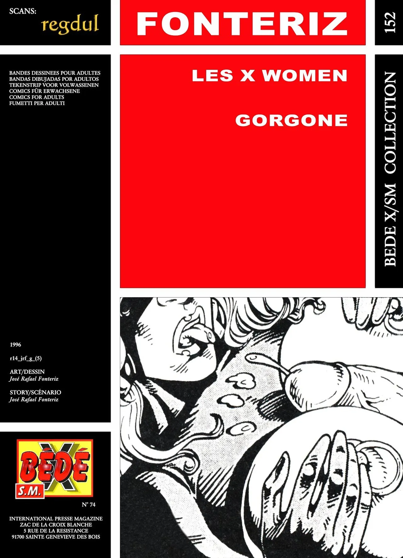 José Rafael Fonteriz - Les X women : Gorgone page 1 full