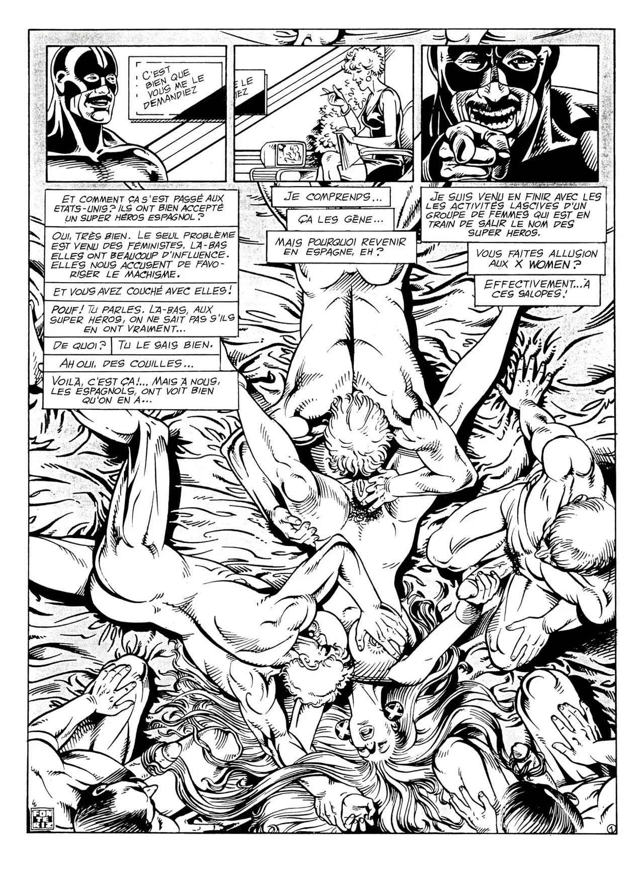 José Rafael Fonteriz - Les X women : Gorgone page 2 full