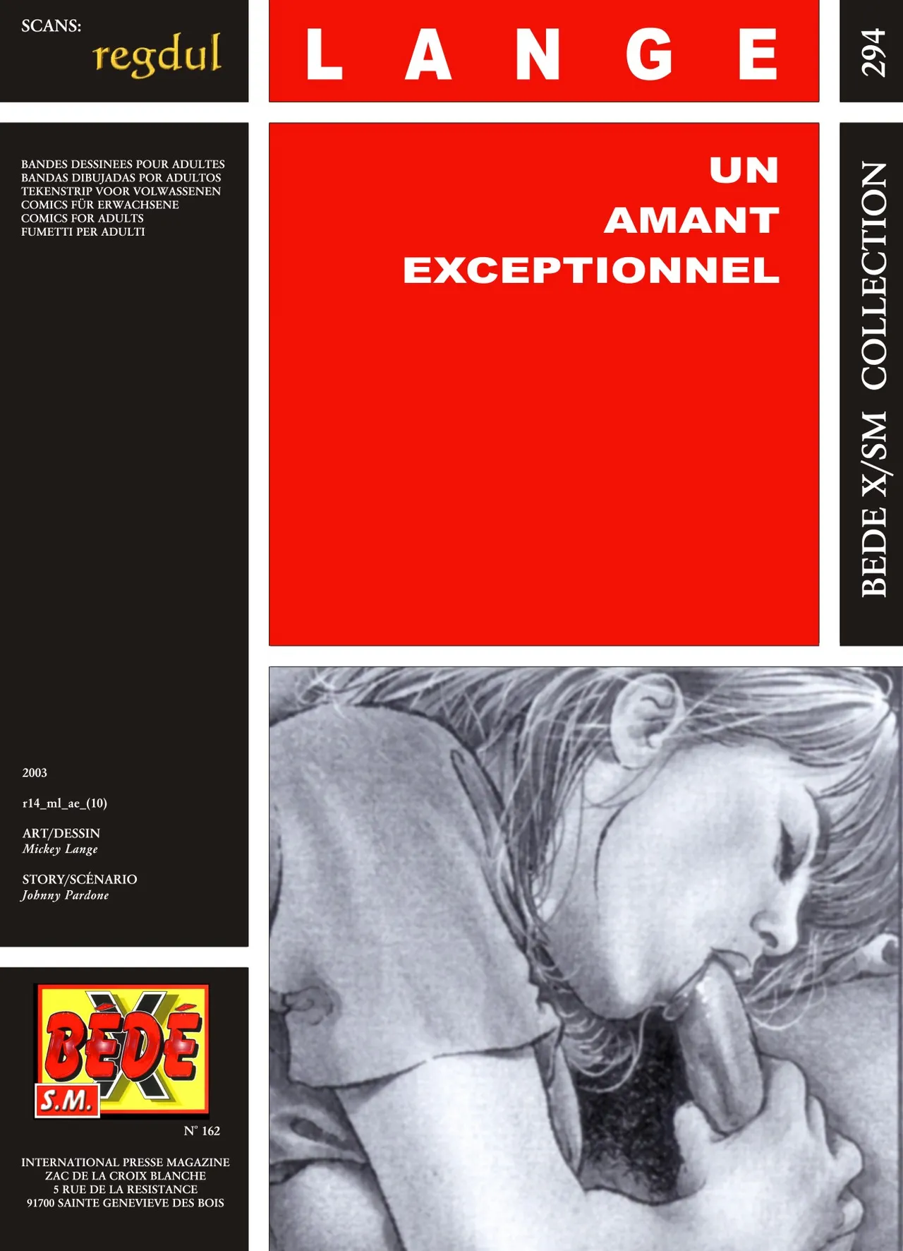 Mickey Lange &amp; Johnny Pardone - Un amant exceptionnel page 1 full