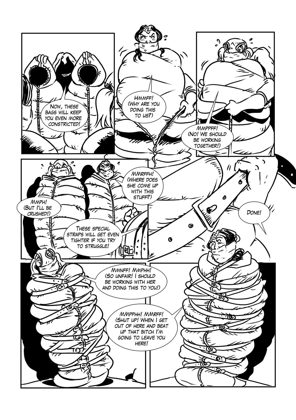 Mummified Superheroines page 8 full