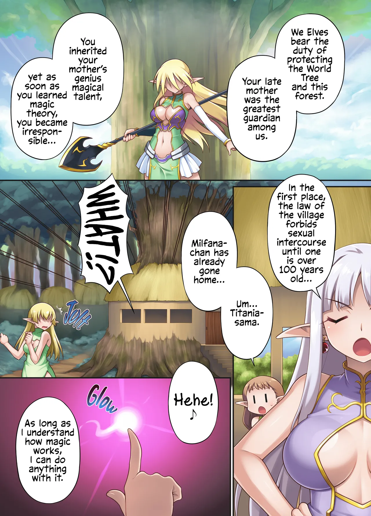 Nasty Bitch's Reincarnation in Another World Elf ~The Case of Dropping into Tentacle Hell After Reincarnation~ page 5 full