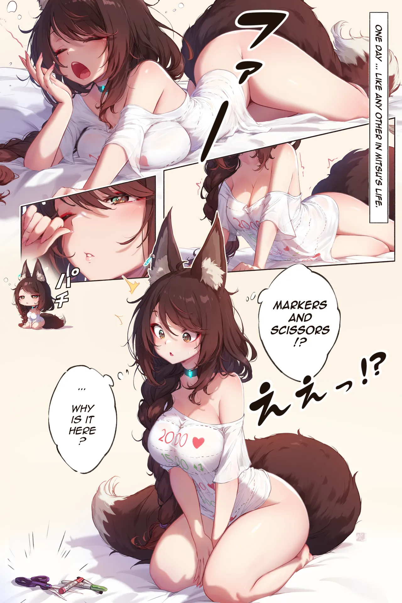 Tier 2 - Patreon Term 120&amp;121 "MITSU'S SECRET CHAPTER 1&amp;2" page 3 full