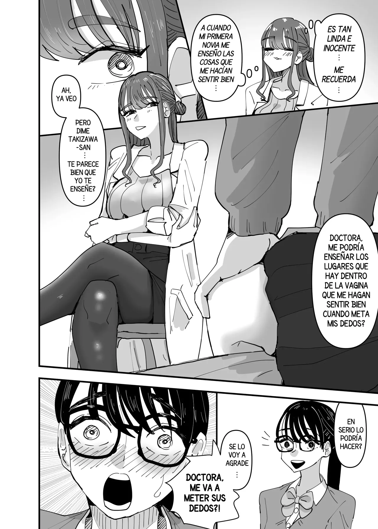Hoken no Sensei ni Delicate na Onayami Soudan Shitara Karada de Osowaru Koto ni Natta Hanashi page 8 full