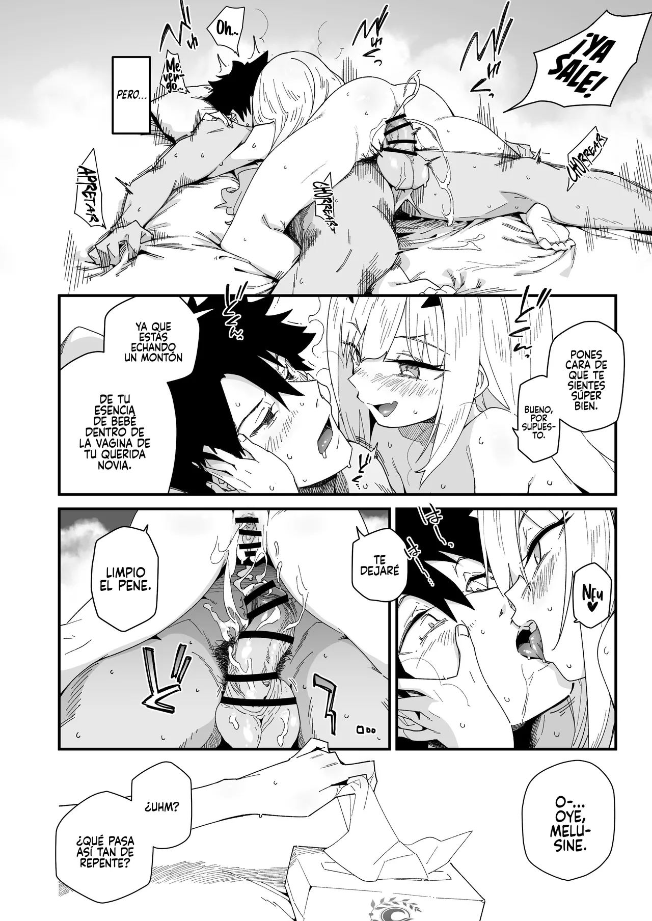 Melu-ko wa Guigui Kuru ga Koubi ga Doheta. | Melu-ko sigue viniéndose, pero es mala apareándose. page 3 full