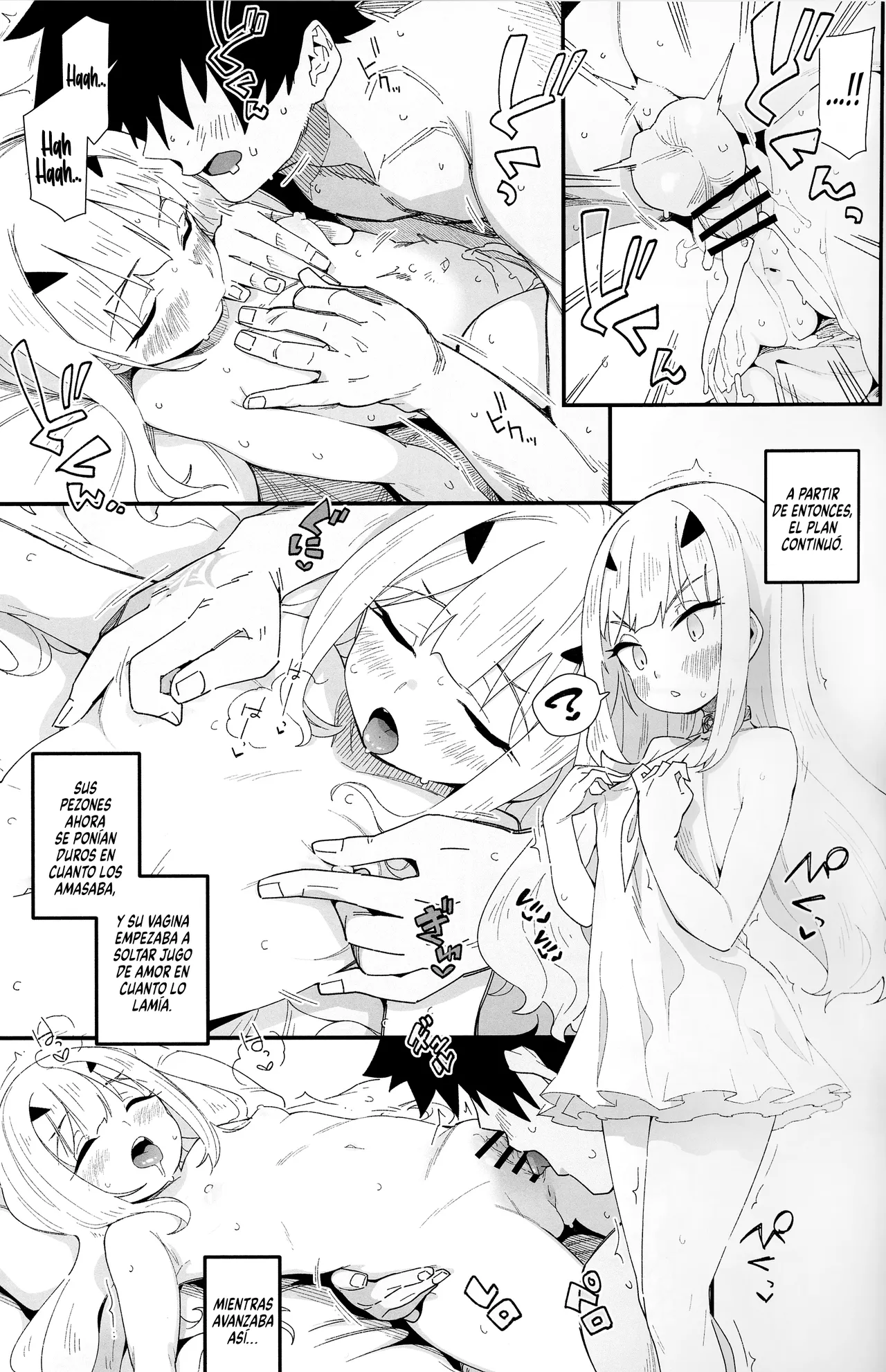 Melu-ko wa Guigui Kuru ga Koubi ga Doheta. | Melu-ko sigue viniéndose, pero es mala apareándose. page 8 full