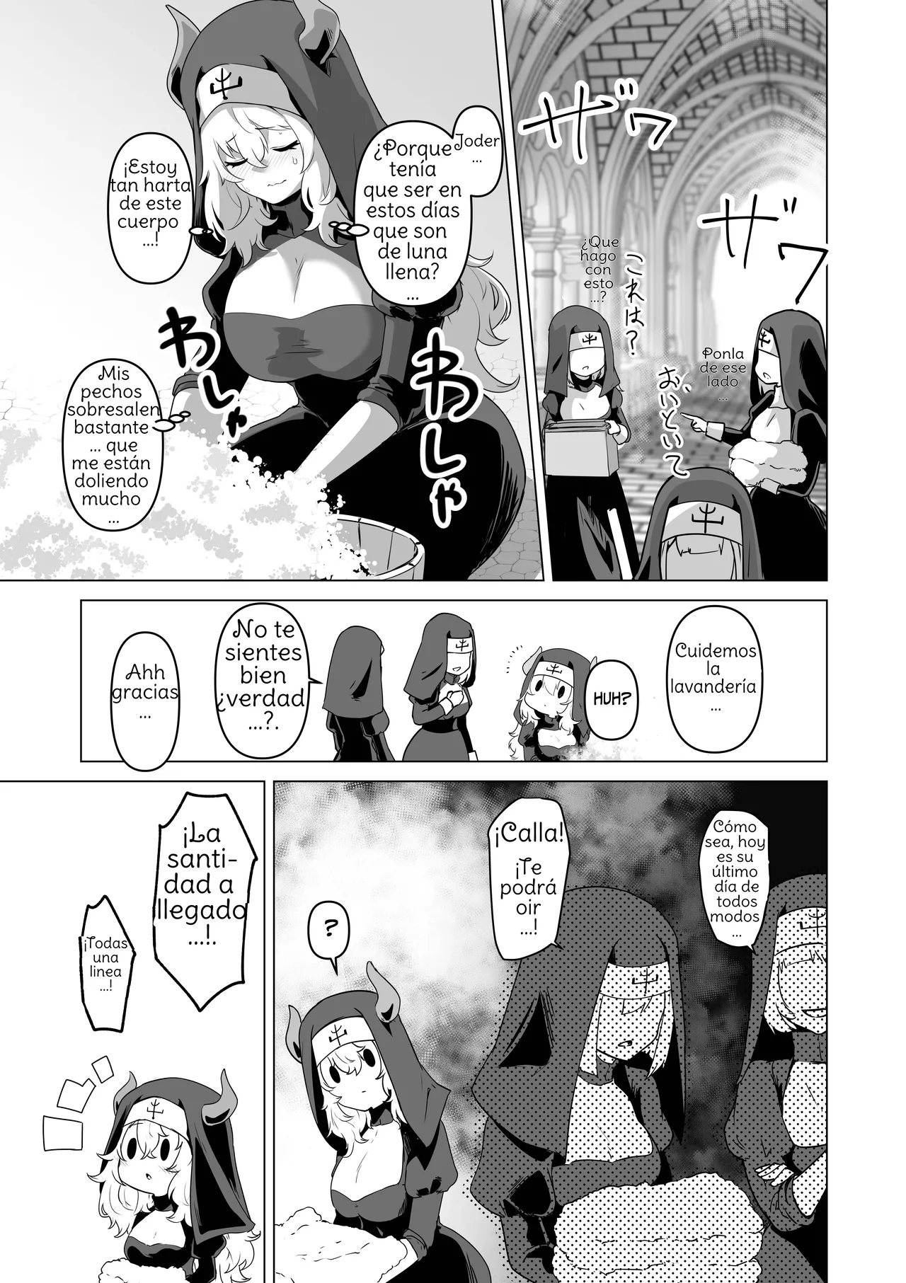 HASHIOKI  Sono Karada de Sister wa Muri desho No Way She's A Nun With THAT Bod Spanish page 7 full