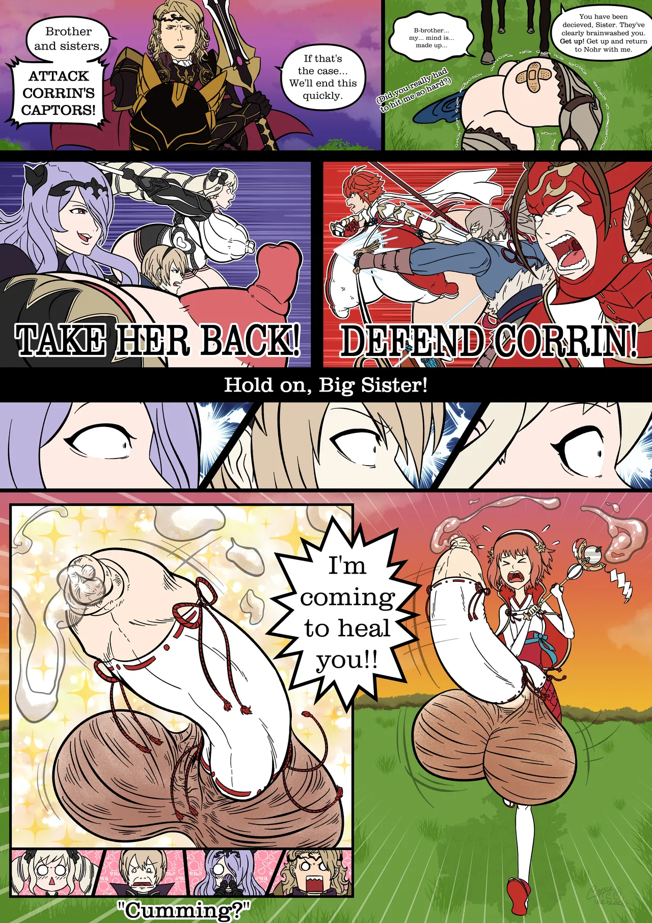 Fire Emblem Fates: Birthright, but if Sakura had a Huge Shlong and the Hoshidans don't pay attention to it page 2 full