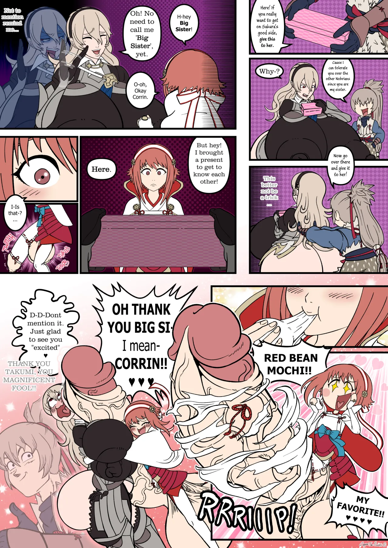 Fire Emblem Fates: Birthright, but if Sakura had a Huge Shlong and the Hoshidans don't pay attention to it page 5 full