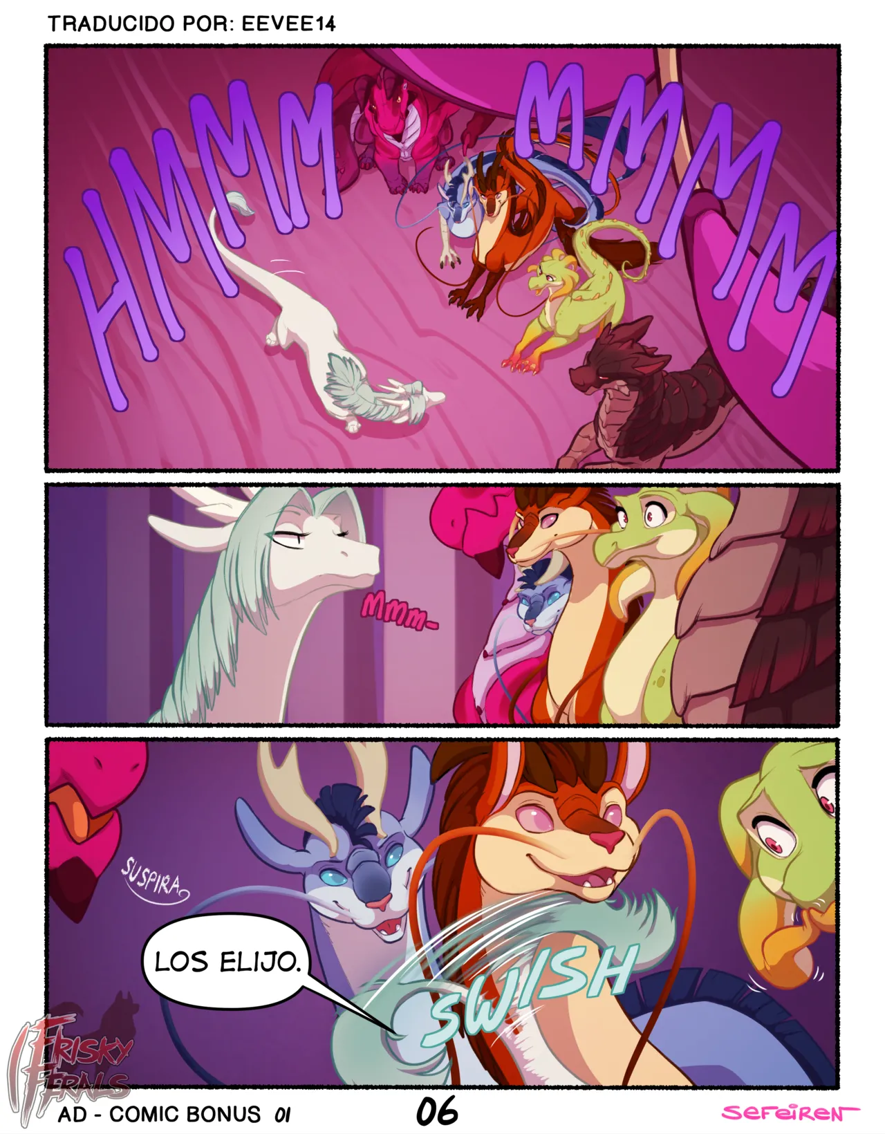 Frisky Ferals - Algo Diferente Bonus Comic page 5 full