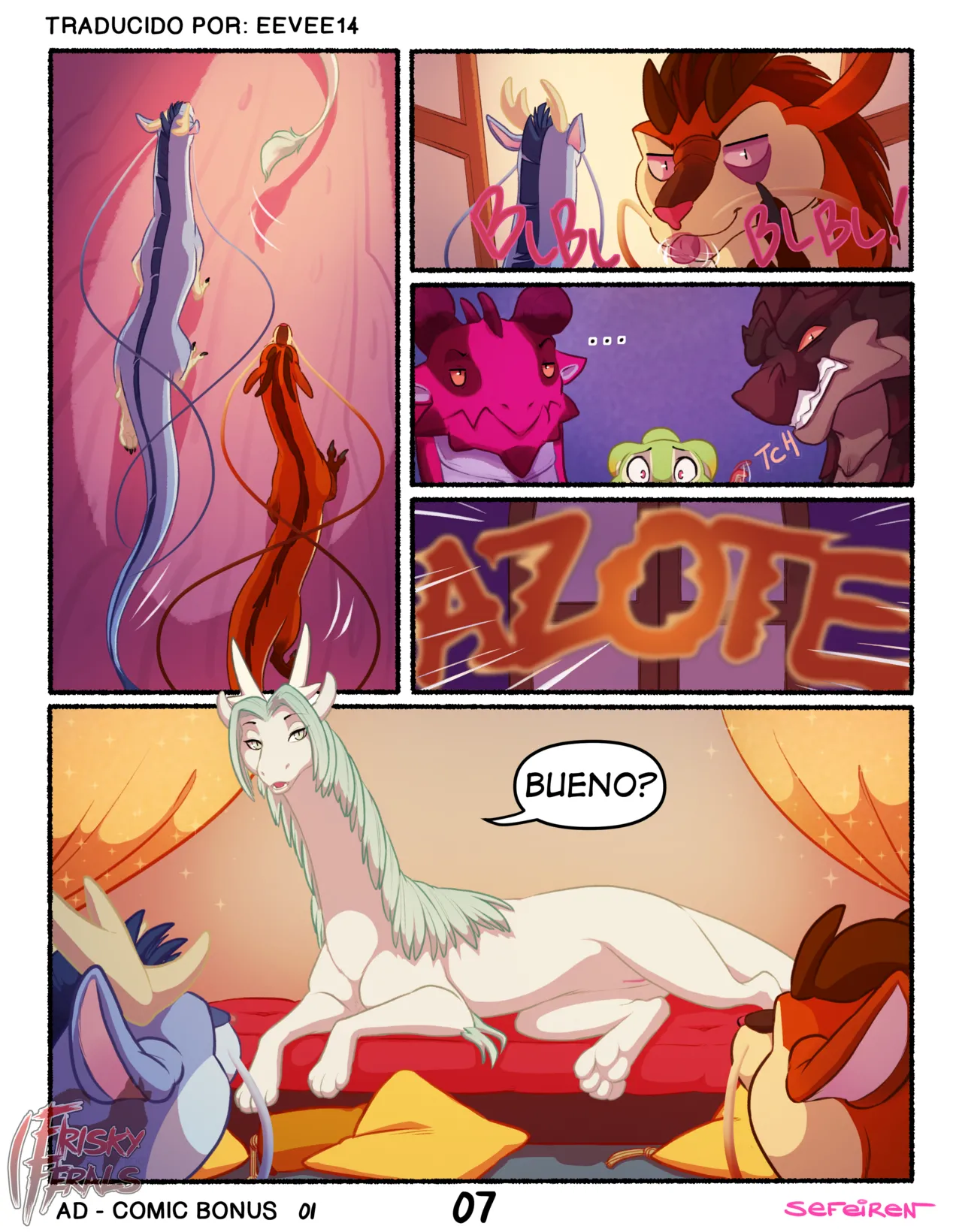 Frisky Ferals - Algo Diferente Bonus Comic page 6 full