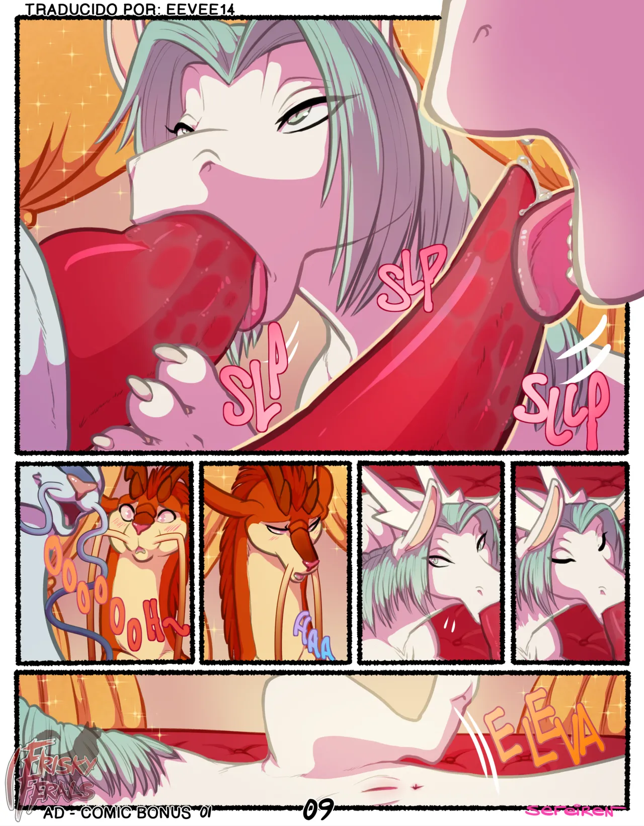 Frisky Ferals - Algo Diferente Bonus Comic page 8 full