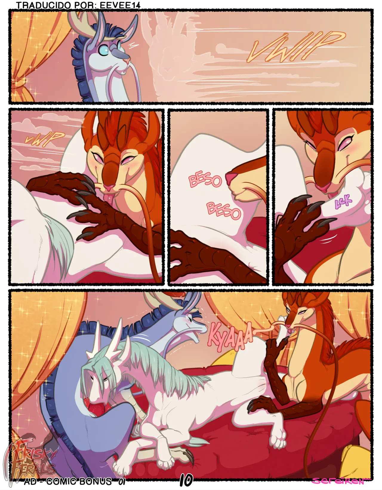 Frisky Ferals - Algo Diferente Bonus Comic page 9 full