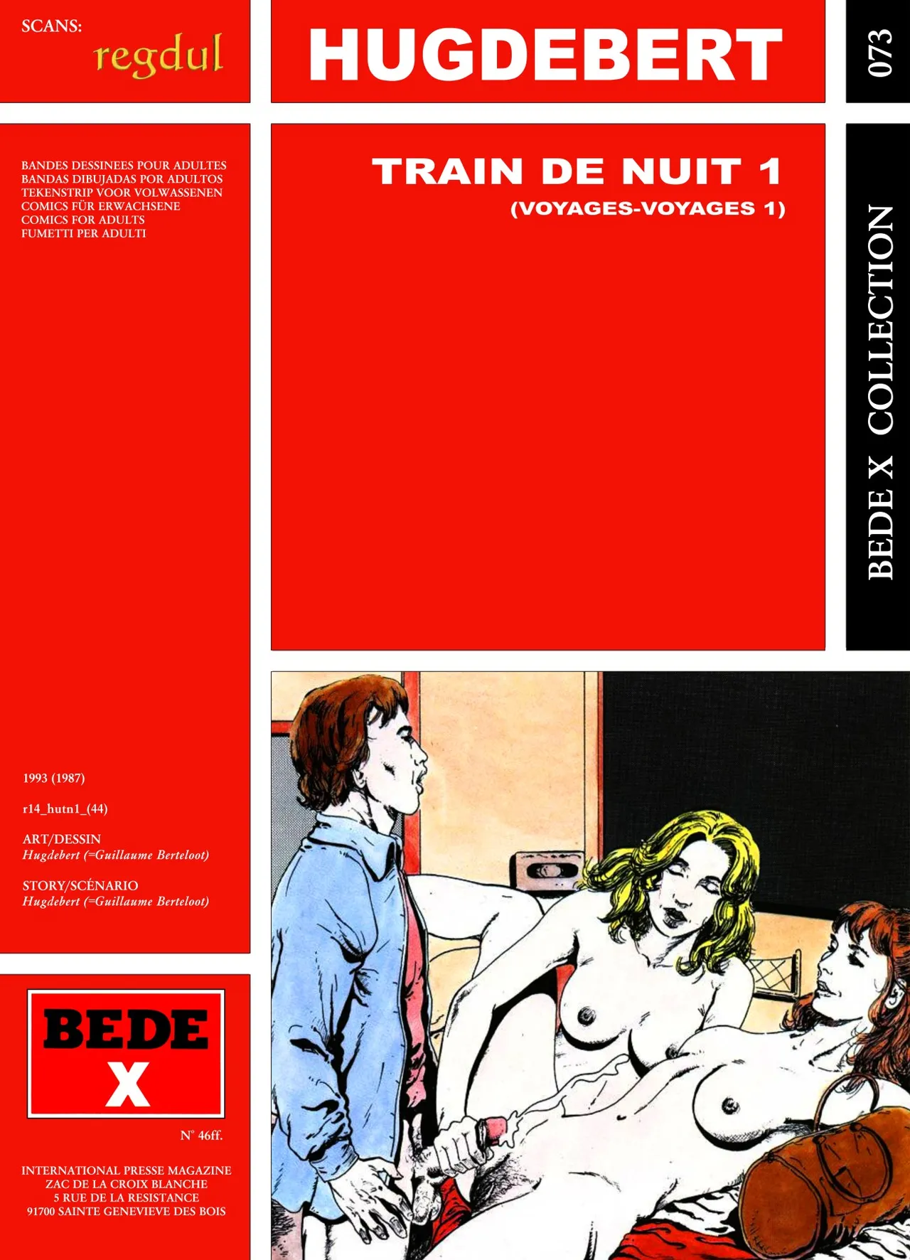 Hugdebert  - Train de nuit #1 page 1 full