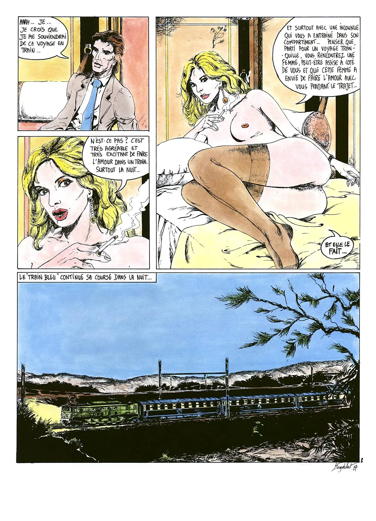 Hugdebert  - Train de nuit #1 page 9 full