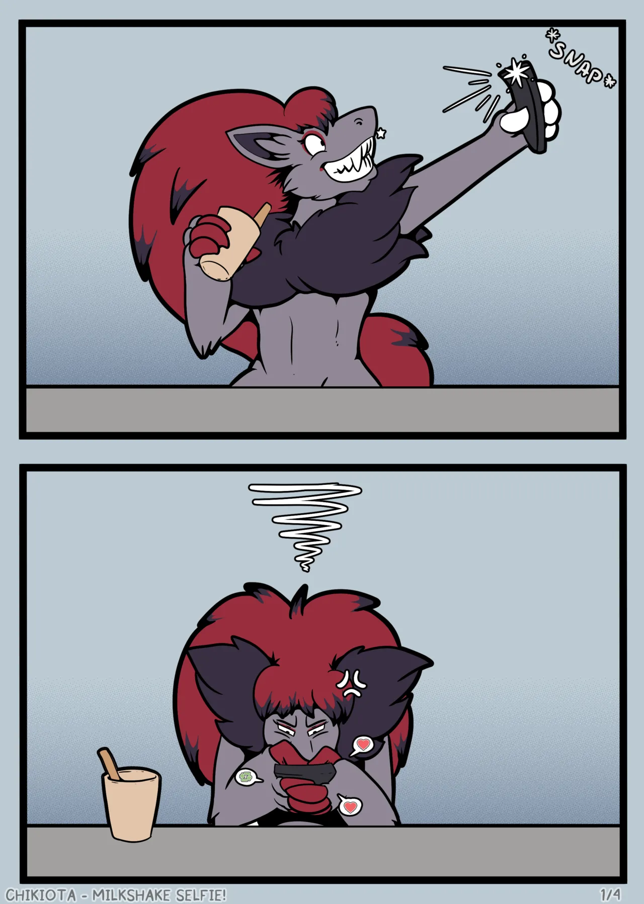 Milkshake Selfie, Hard Times &amp; Punishment page 1 full