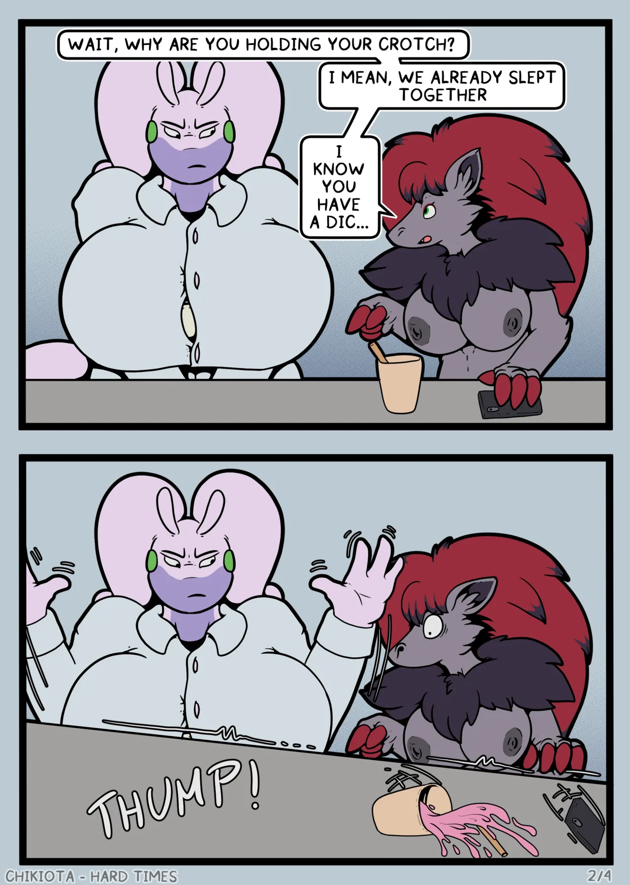 Milkshake Selfie, Hard Times &amp; Punishment page 6 full