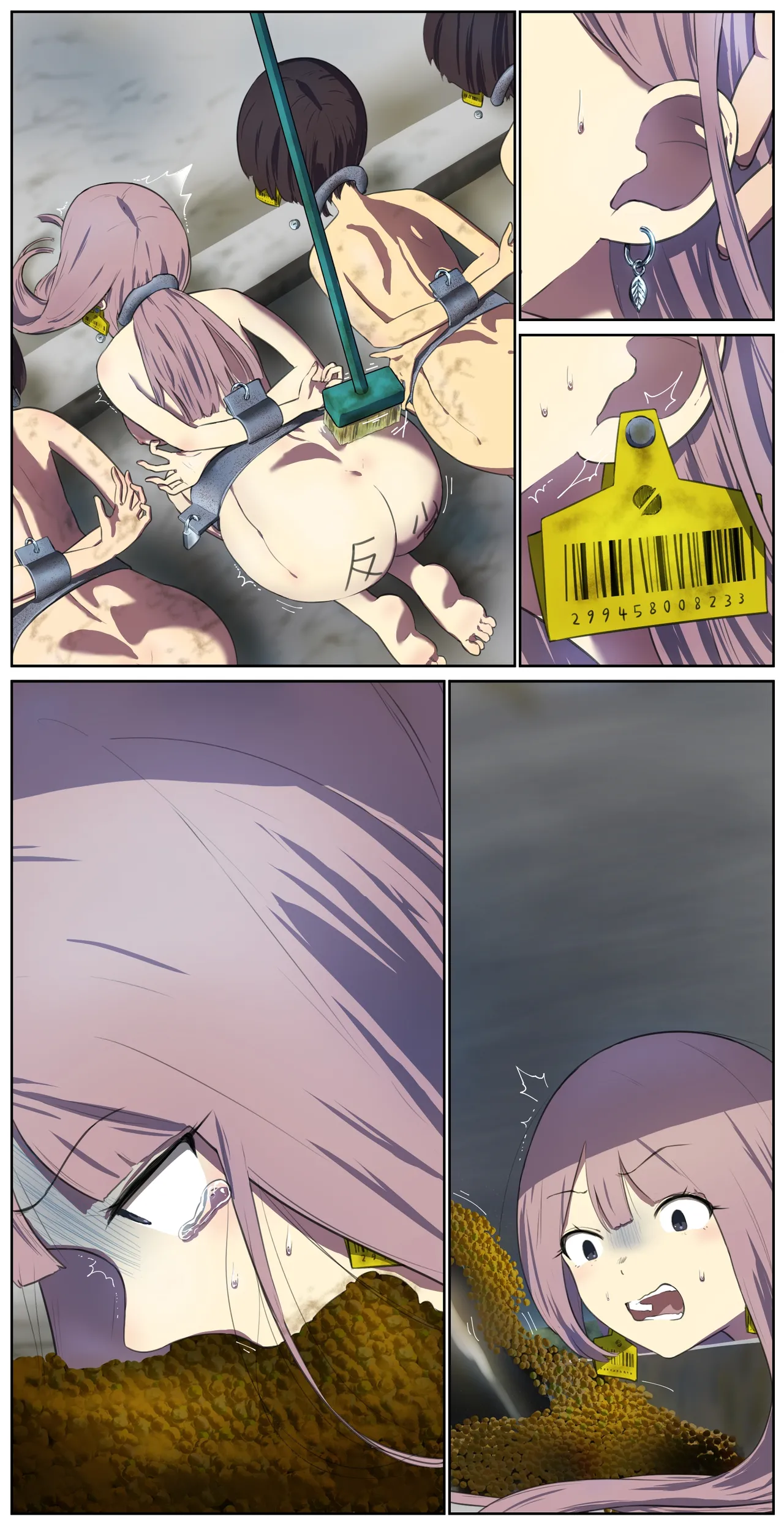 A life in the barn as punishment for a delinquent girl who has been spoiled until now page 6 full