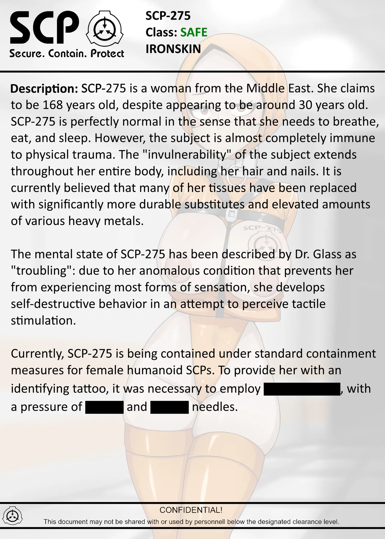 SCP-275 IRONSKIN page 2 full