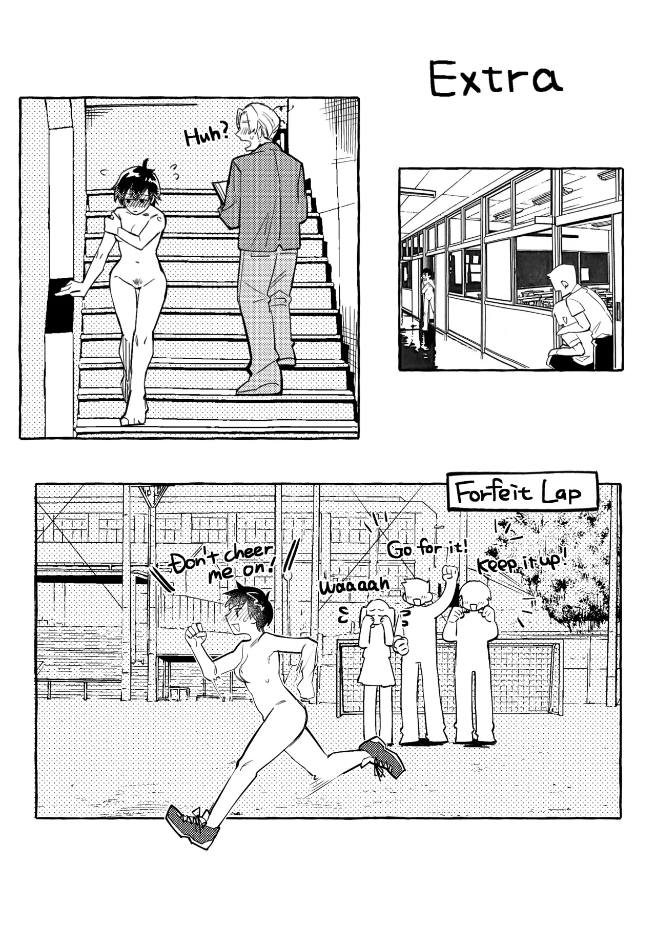 The Black-Haired Woman Who Cheerfully Accepts Her Friend’s Full-Nude Penalty 1-2 page 4 full