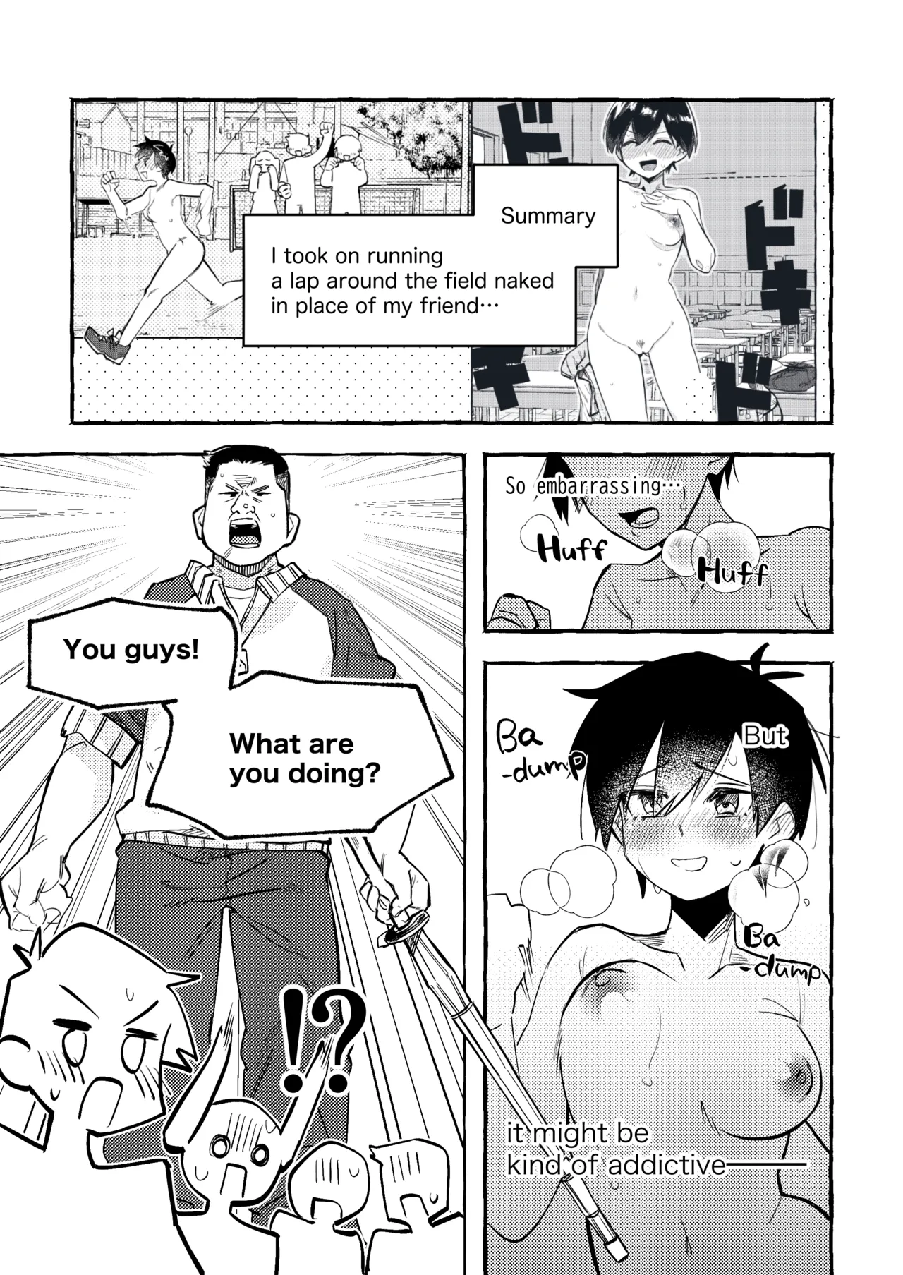 The Black-Haired Woman Who Cheerfully Accepts Her Friend’s Full-Nude Penalty 1-2 page 5 full