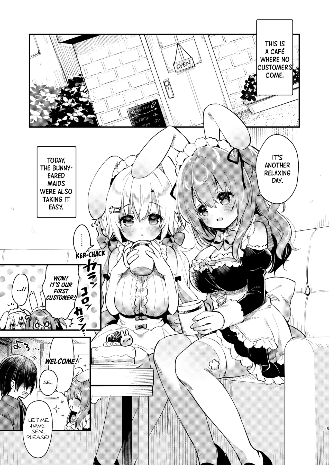 W Sakura-chan no Fuwatoro Sand! | Double Sakura-chan's Fluffy Sandwich! page 4 full