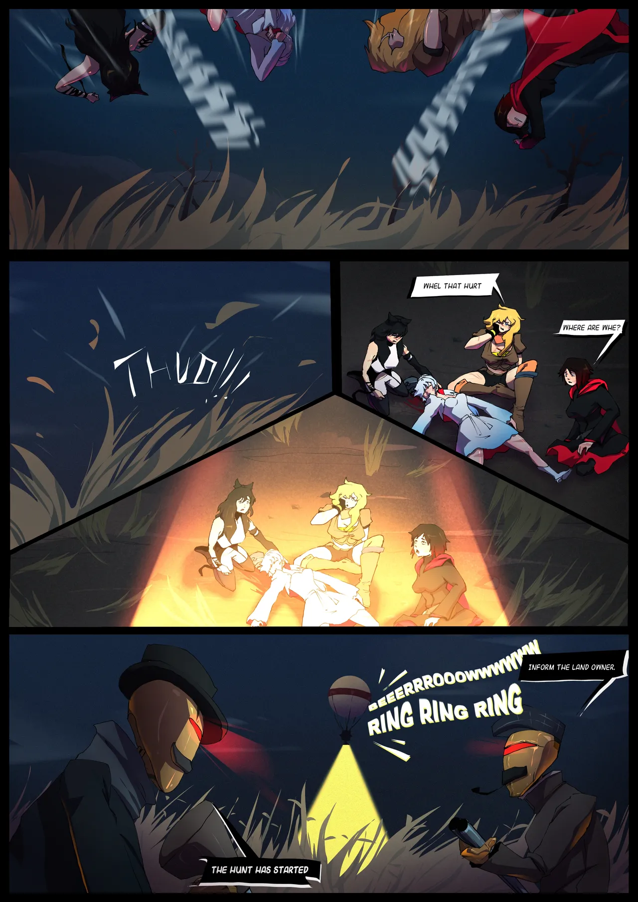 Hunt for the RWBY octuber page 2 full