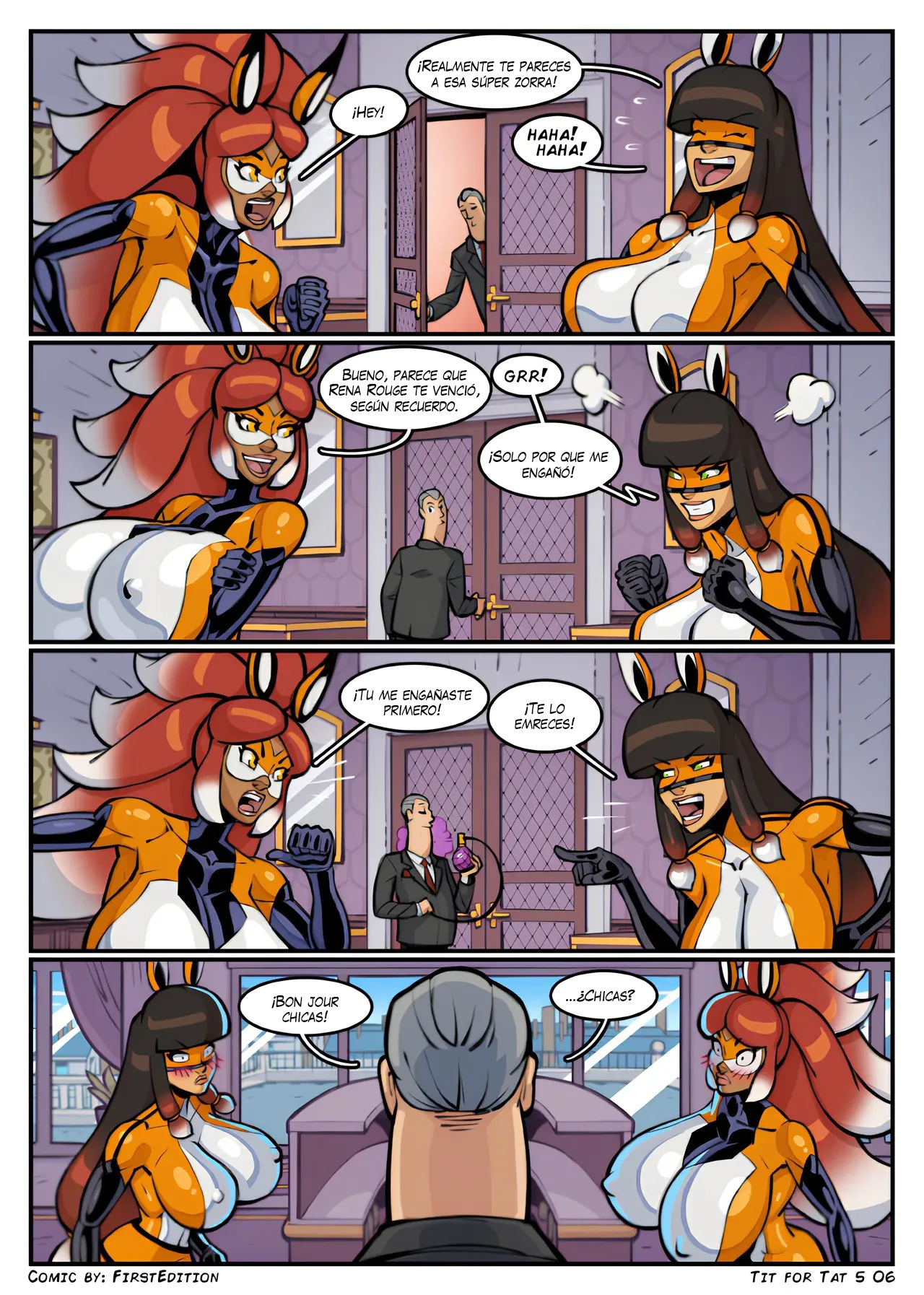 Rena Rouge Tit for Tat Part 5 page 8 full
