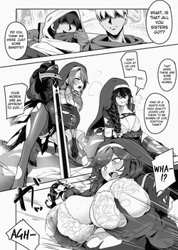 [Semino Hazuki] Nuns Defeated By Bandits - Skeb Request [English]