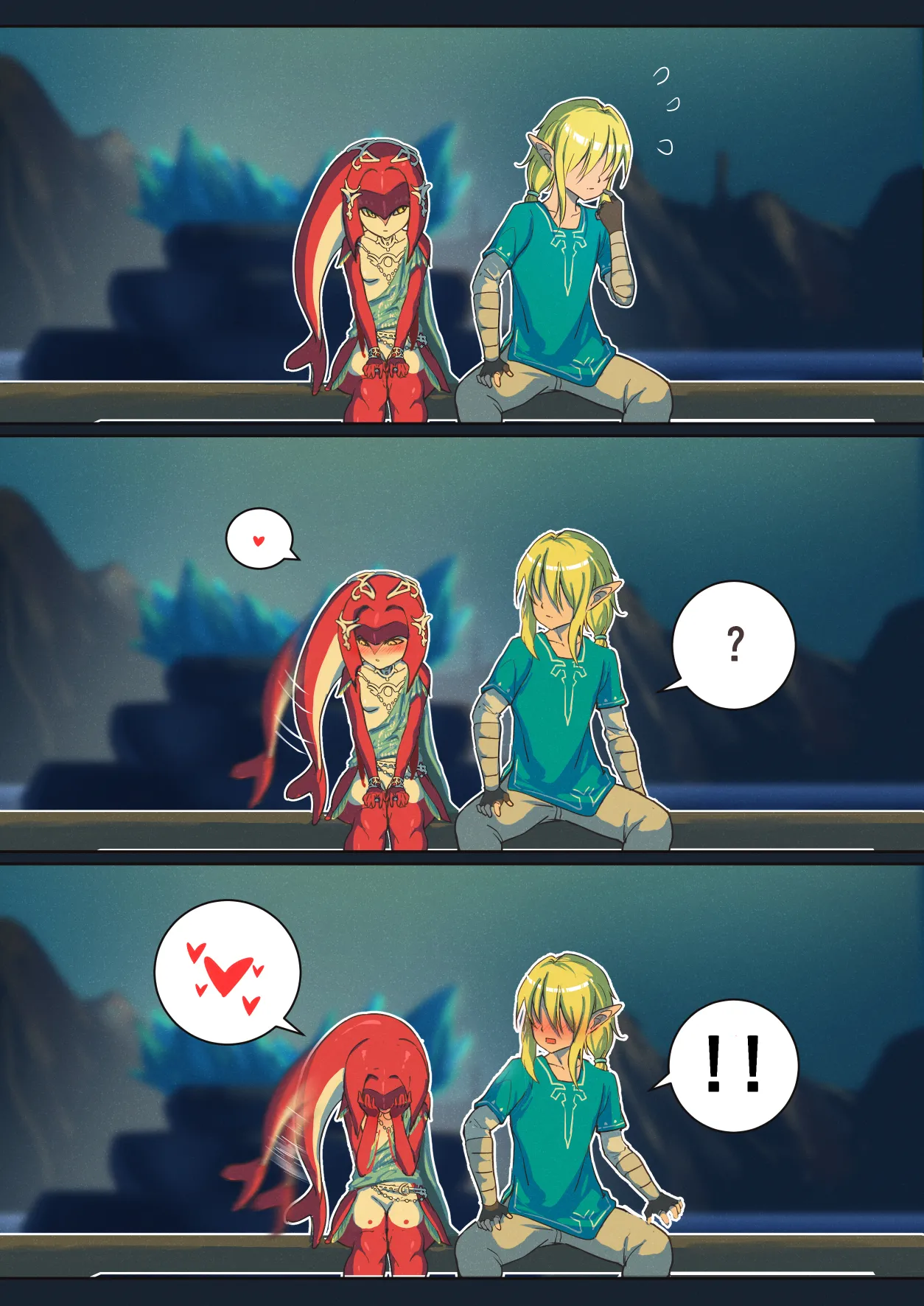 The Legend of Zelda: Date with Mipha page 8 full