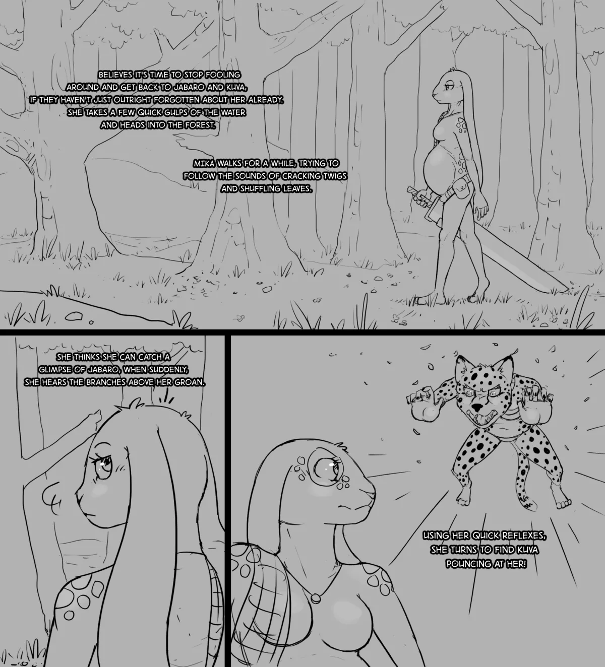 A Rabbit astray / fidchell page 1 full