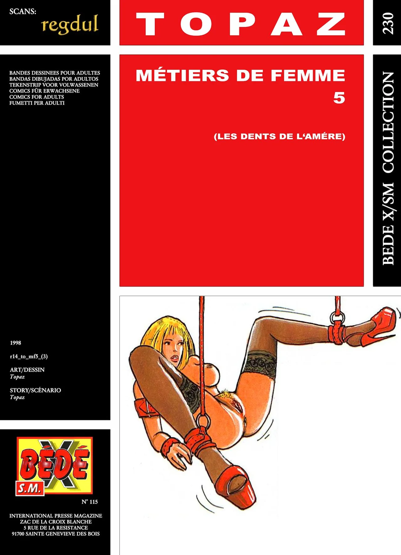 Topaz  - Métiers de femmes #5 : Les dents de l'amére page 1 full