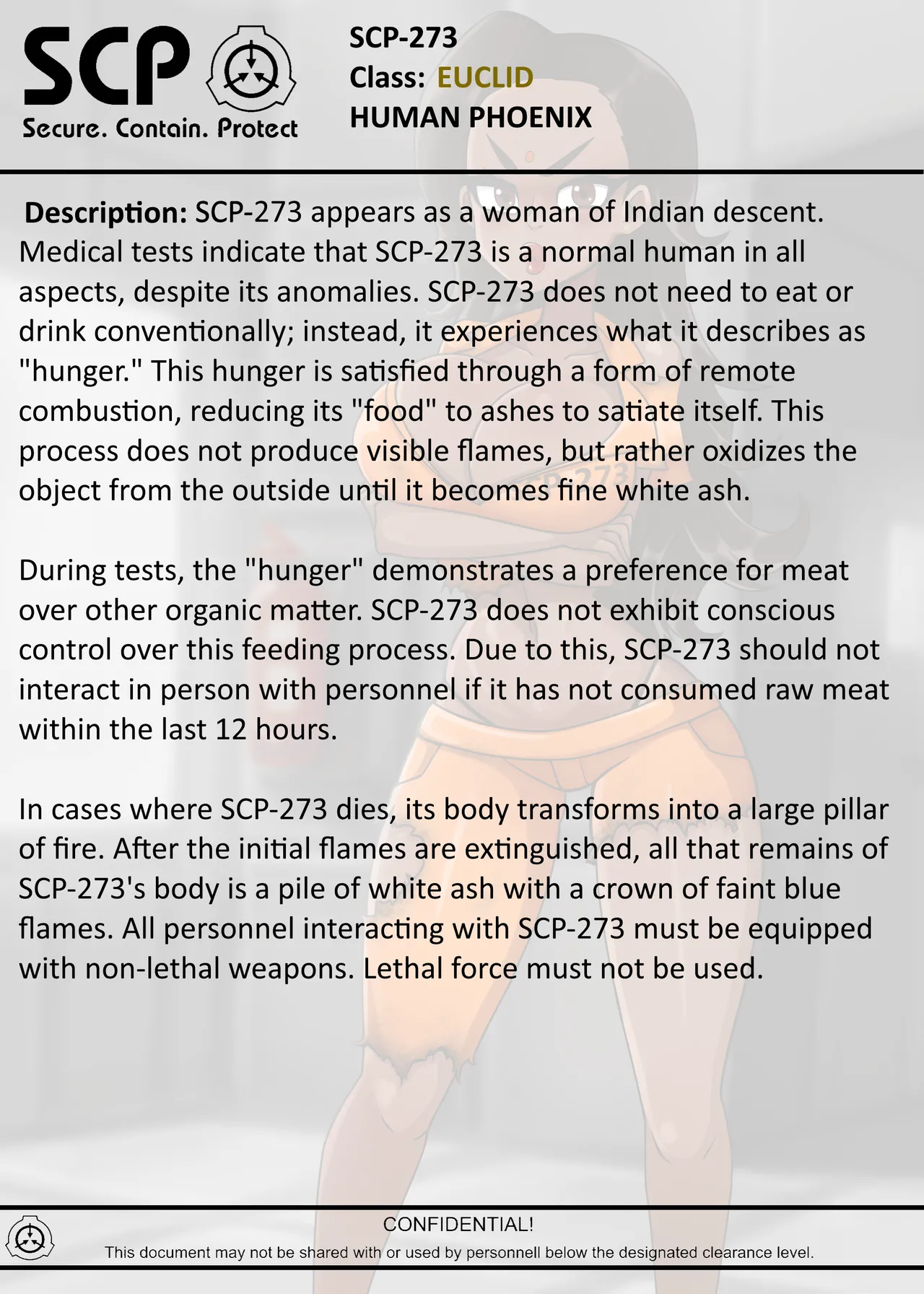 SCP-273 HUMAN PHOENIX page 2 full