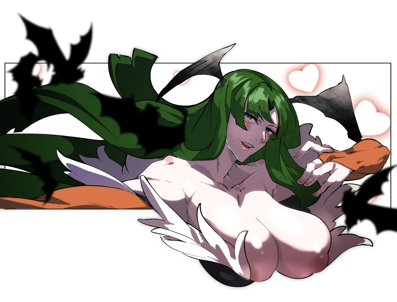 モリガンが人格排泄ゼリーひりだして自我がなくなって 好き放題される新刊表紙 page 10 full