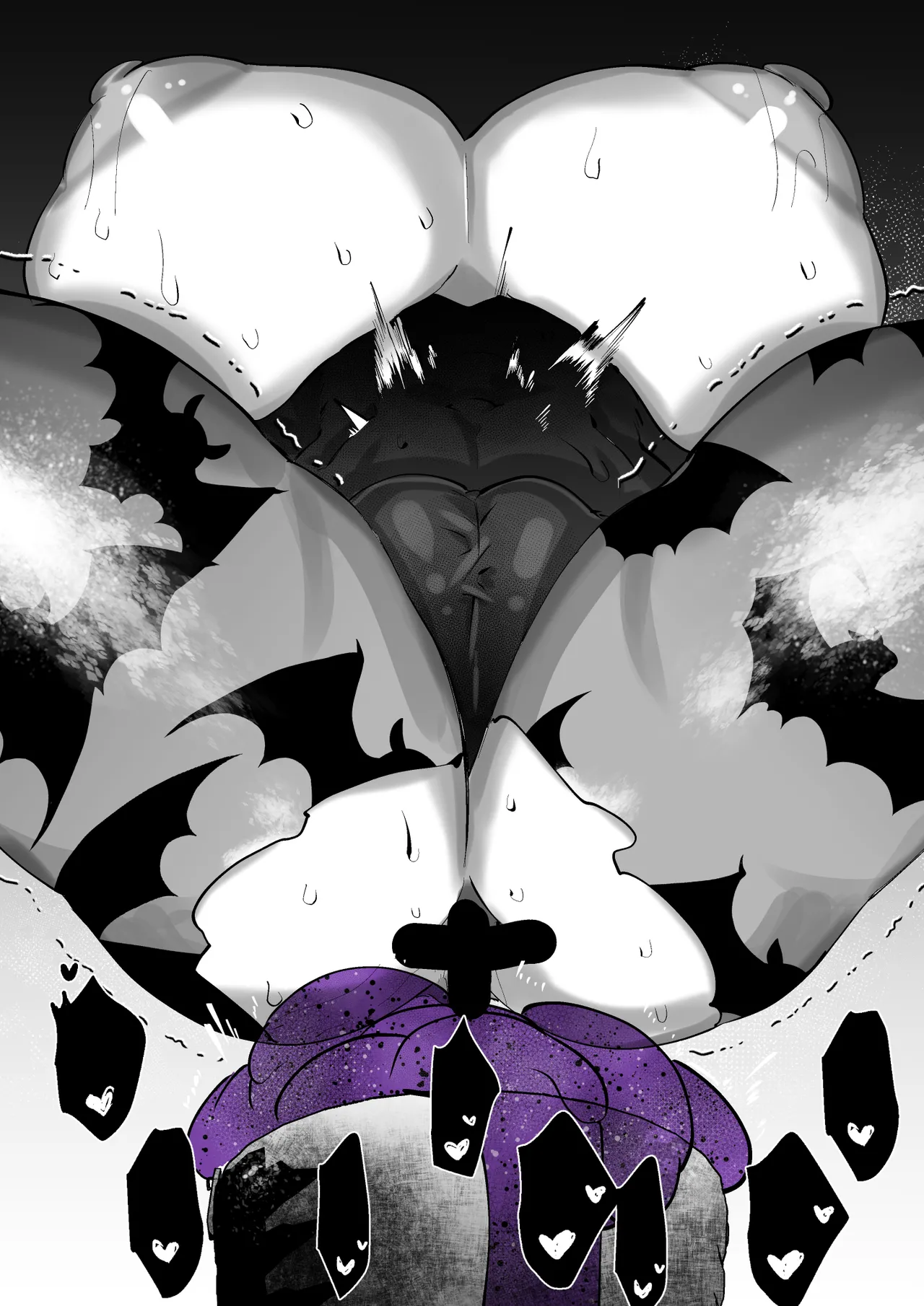 モリガンが人格排泄ゼリーひりだして自我がなくなって 好き放題される新刊表紙 page 9 full