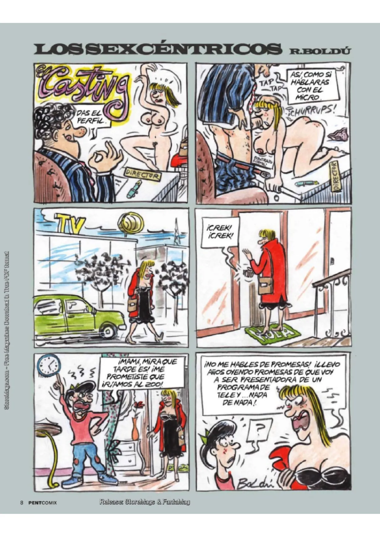 Penthouse Comix #105 page 8 full