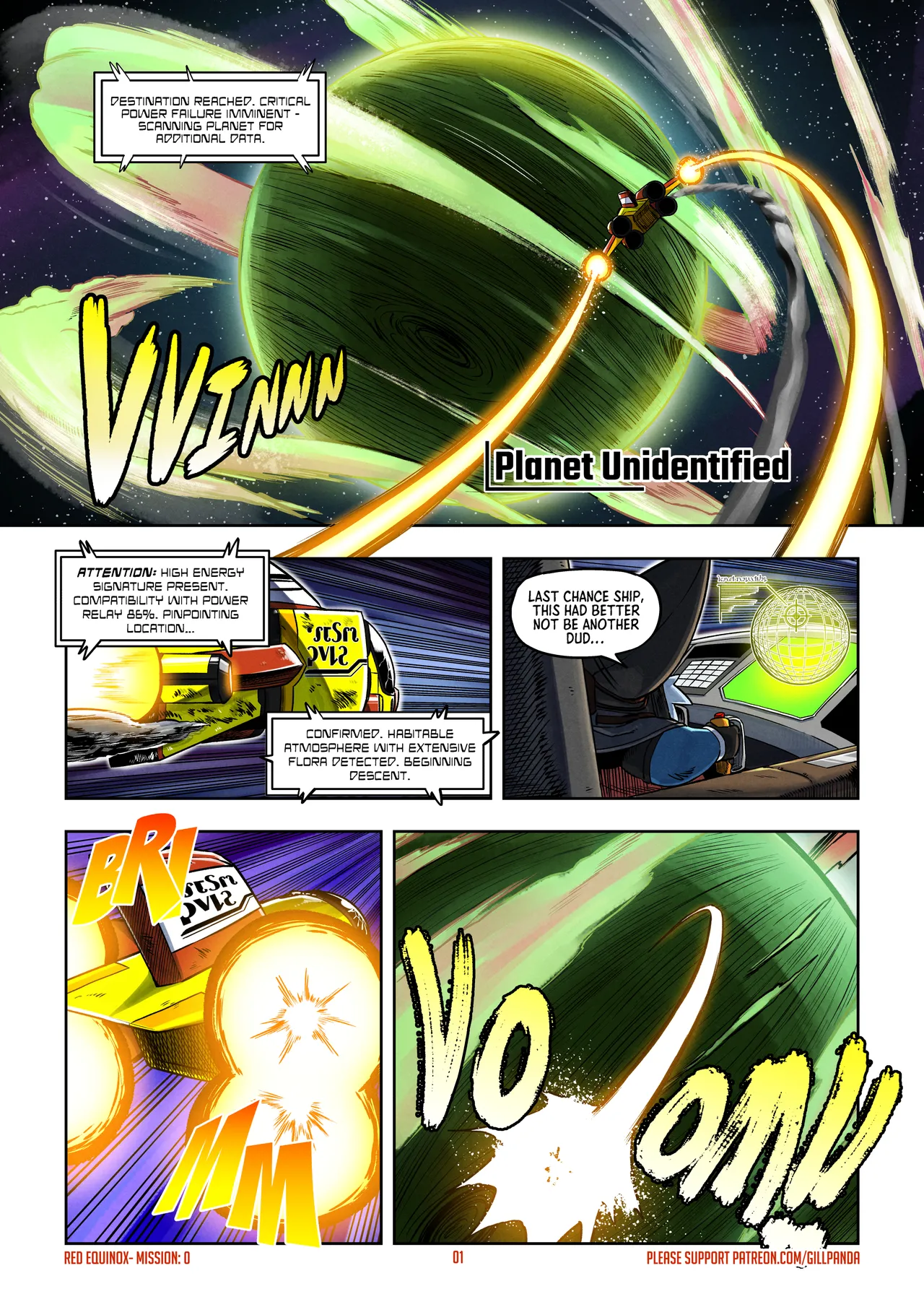 Red Equinox: Mission 00 - Arrival page 1 full