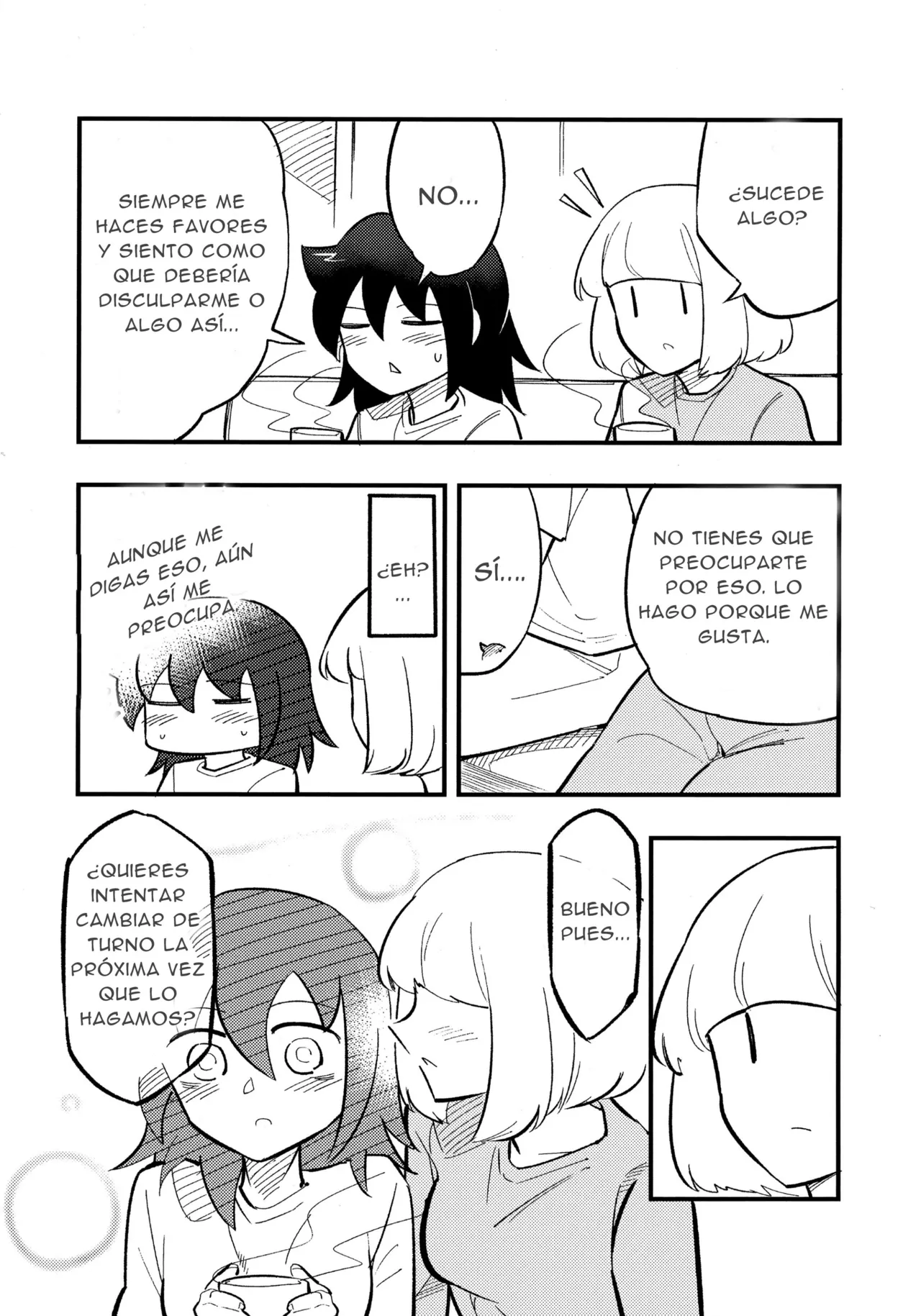 UchiMoko no Tachi Neko | LA DOMINANTE Y PASIVA EN LA RELACION UCHIMOKO page 6 full